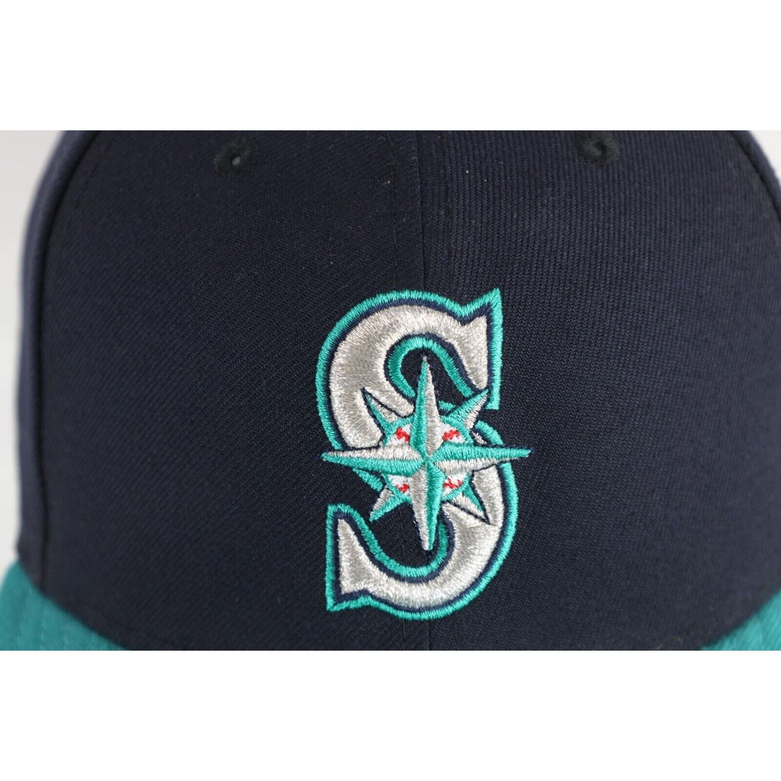 New Era × Vintage Vintage New Era Seattle Mariners Baseball Fitted Hat 7 3/8 Size ONE SIZE - 3 Thumbnail