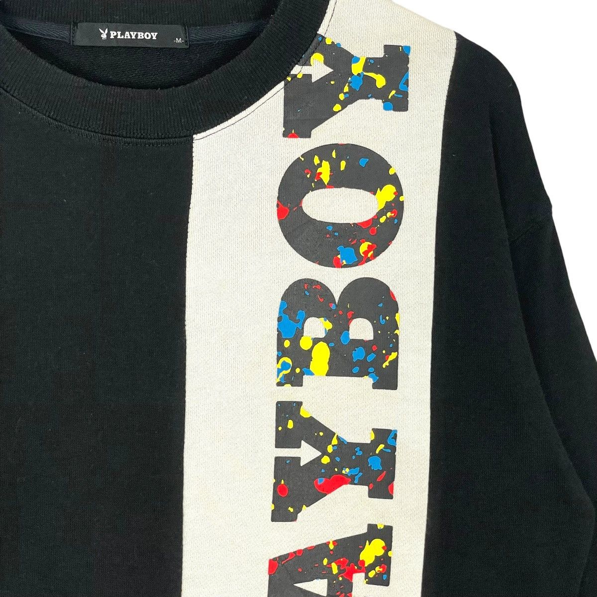 Playboy Vintage Playboy Spell Out Crewneck Sweatshirt Rainbow Wash Size US S / EU 44-46 / 1 - 7 Thumbnail
