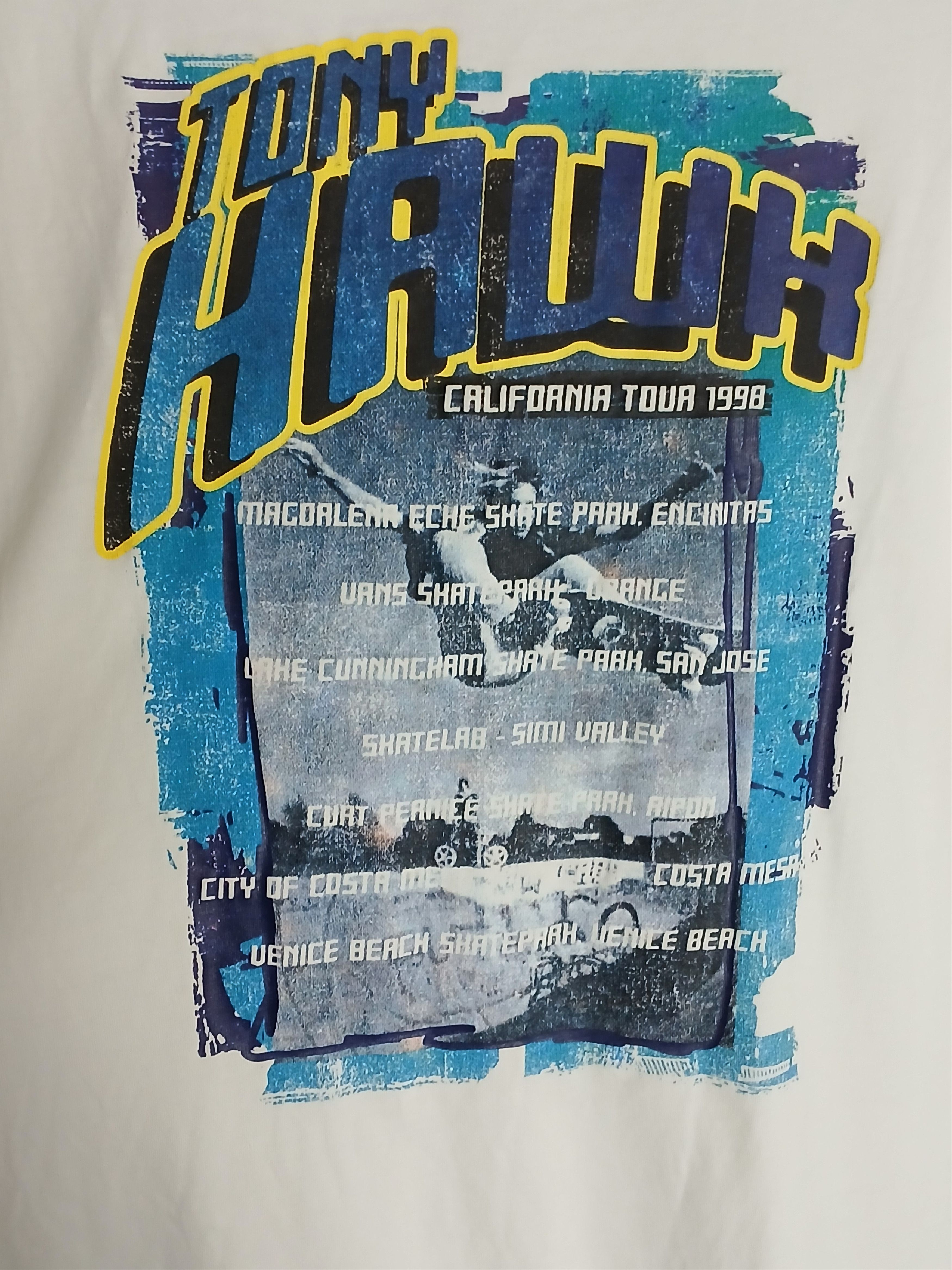 Tony Hawk × Vintage Vintage 1998 Tony Hawk California Tour T-Shirt Size US M / EU 48-50 / 2 - 3 Thumbnail