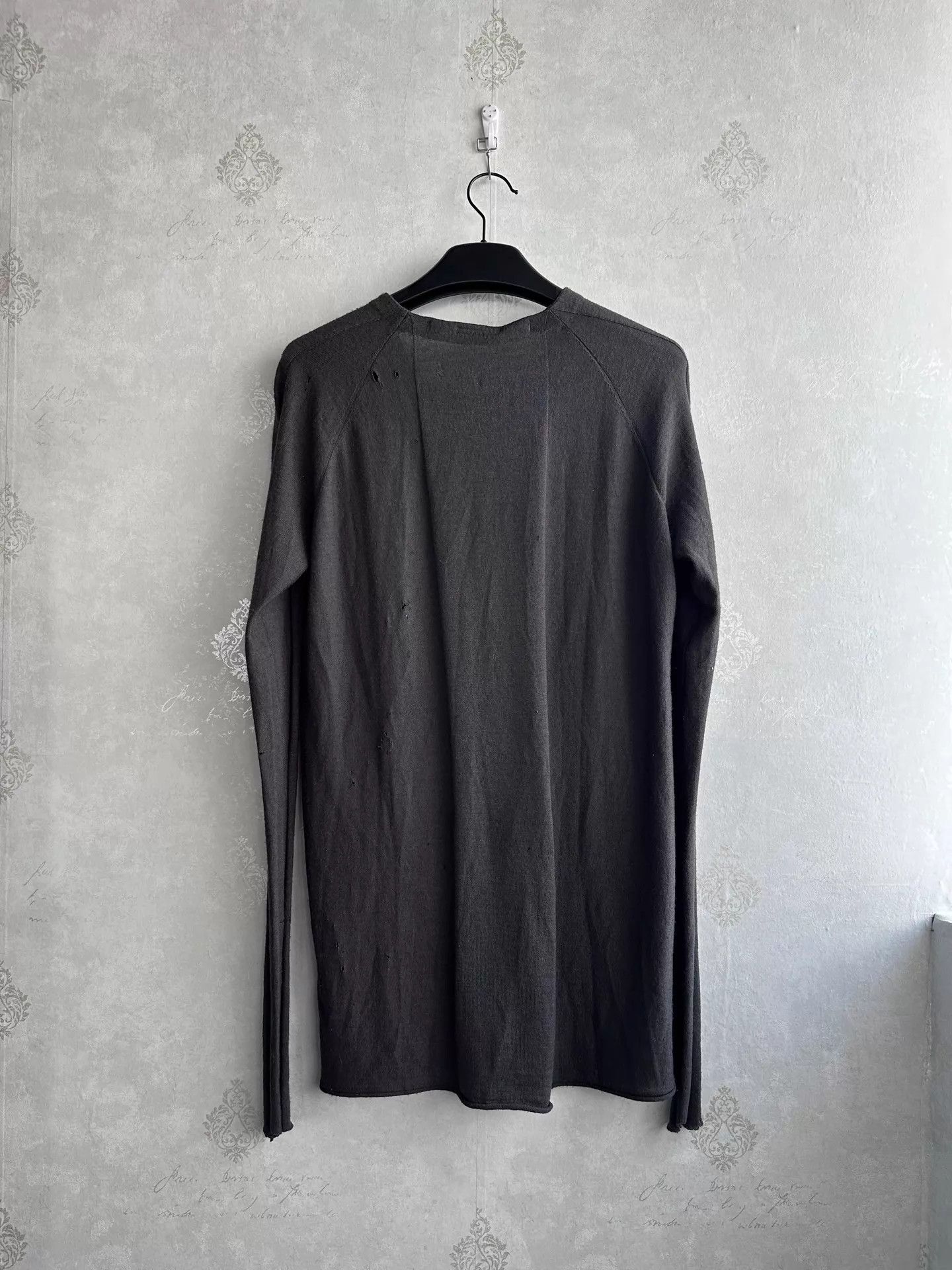 Julius julius 14aw destroyed wool long shirt (rare new w/tags) Size US L / EU 52-54 / 3 - 3 Thumbnail