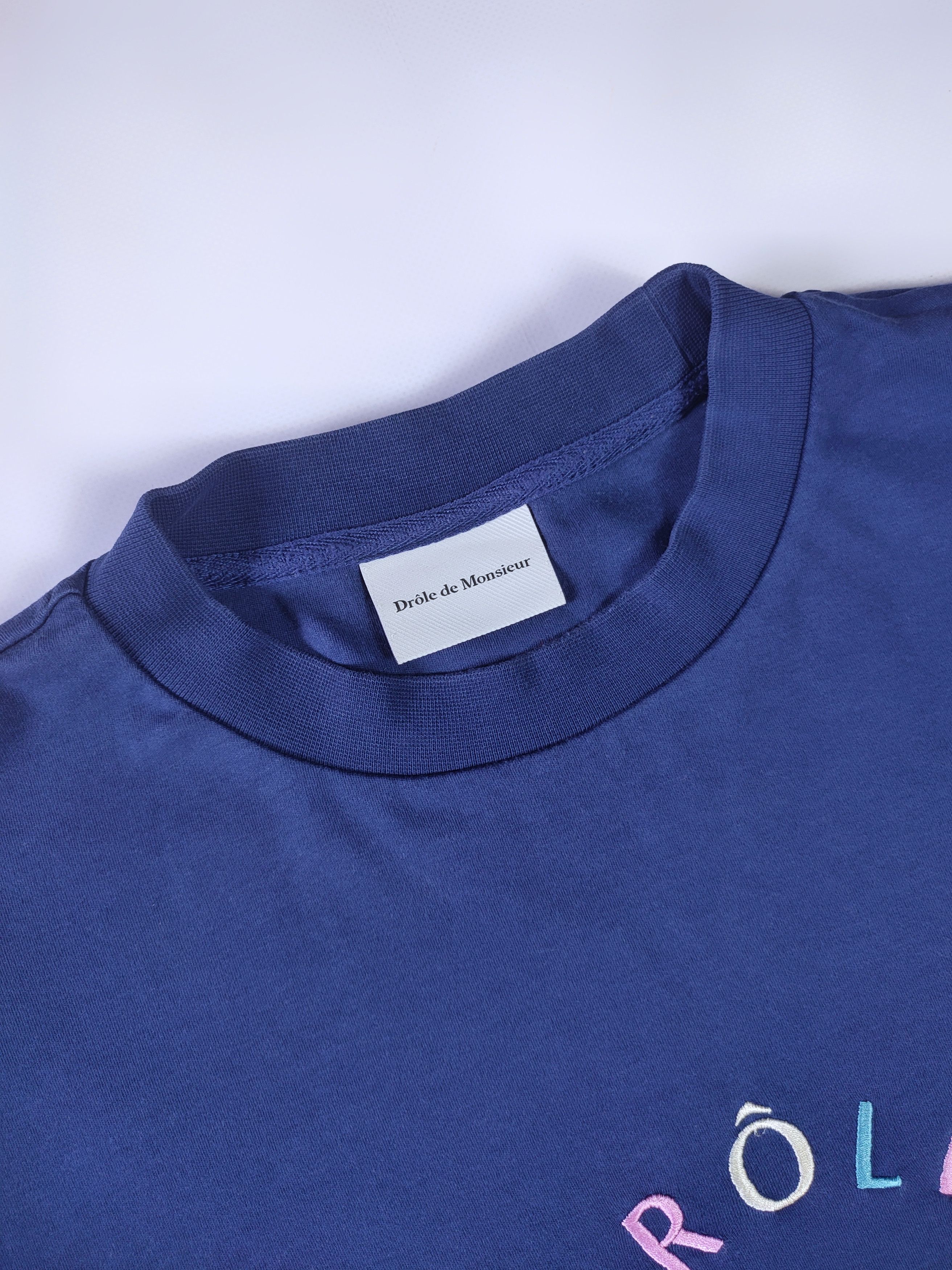 Drole De Monsieur Drole de Monsieur Flower Pot Embroidered T-shirt Size US M / EU 48-50 / 2 - 14 Thumbnail
