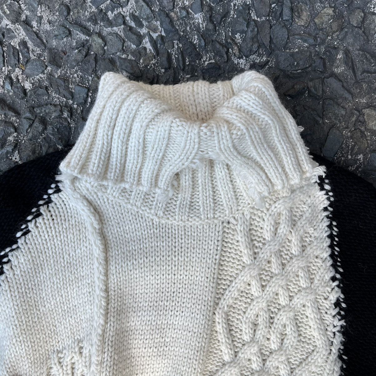 MM6 MM6 Maison Margiela F/W 2022 Ouroboros Distressed Knit Wrap Size S / US 4 / IT 40 - 8 Thumbnail