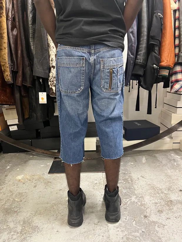 Designer × Dolce & Gabbana × Vintage SS2006 Dolce & Gabbana Blue Denim Shorts Size US 30 / EU 46 - 3 Thumbnail
