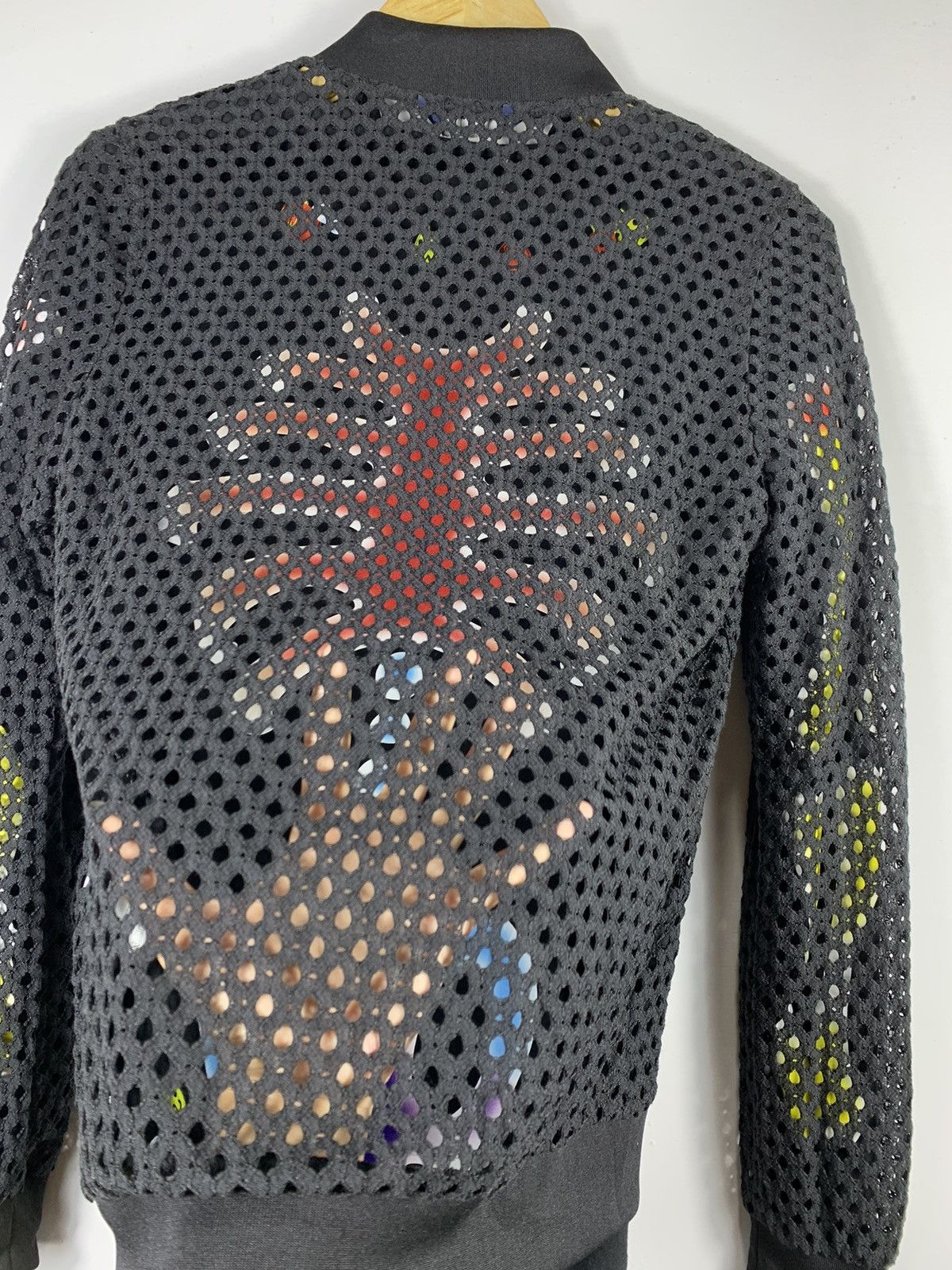 Issey Miyake Crazy Japanese Open Knit Grunge Style Zip Size US M / EU 48-50 / 2 - 3 Thumbnail