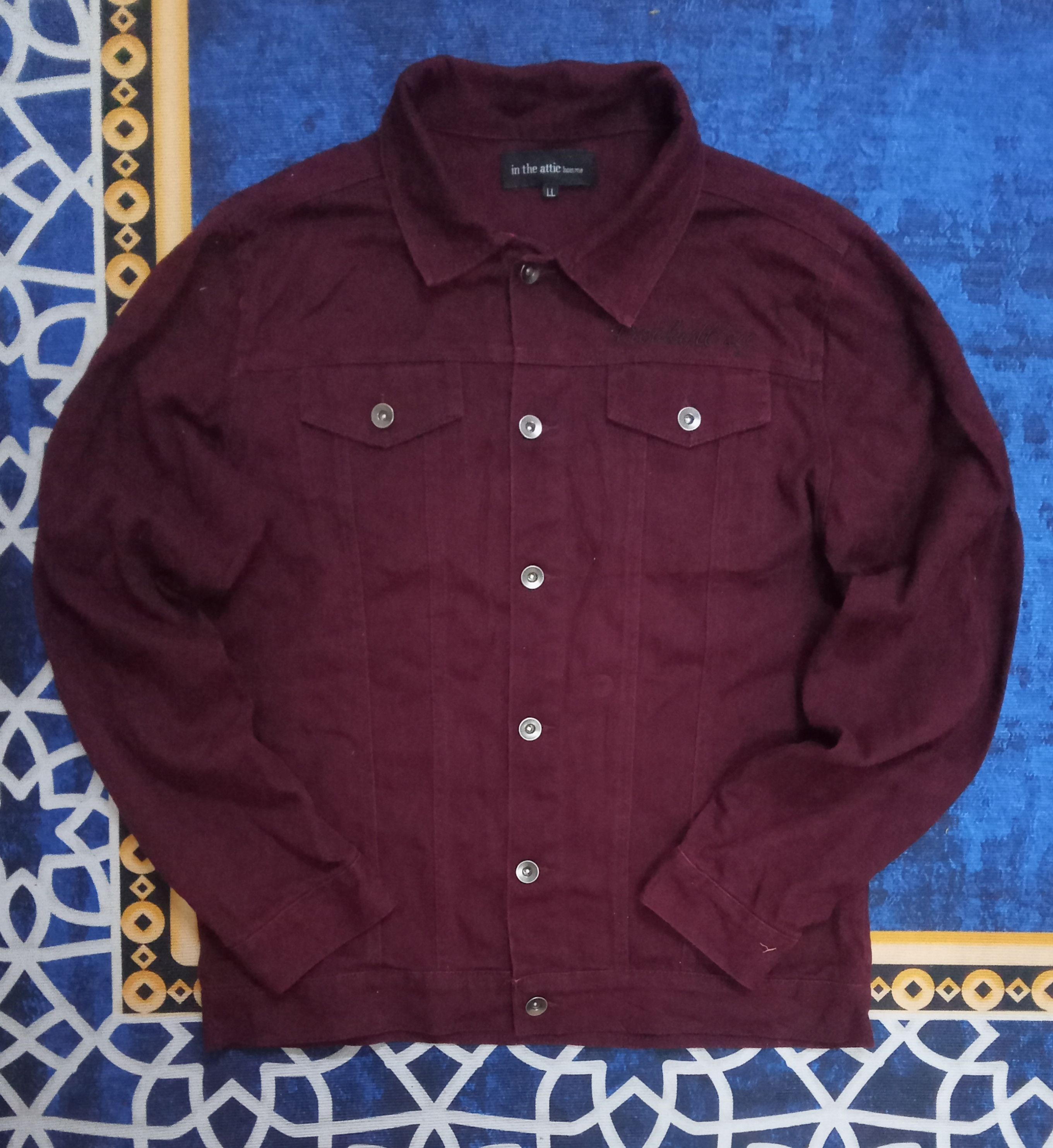 In The Attic In The Attic homme FreakyWay Maroon Jacket Size US L / EU 52-54 / 3 - 1 Thumbnail