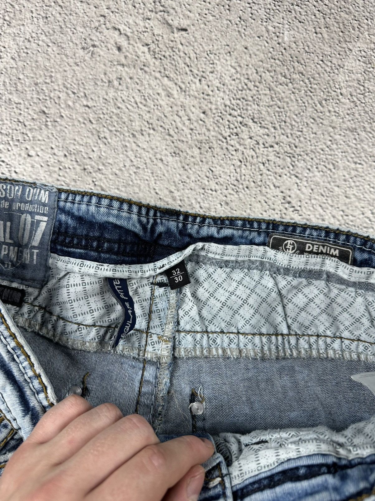 Japanese Brand Crazy Y2K Faded Diesel Style Jeans Gothic Opium Japan SK8 Size US 32 / EU 48 - 7 Thumbnail