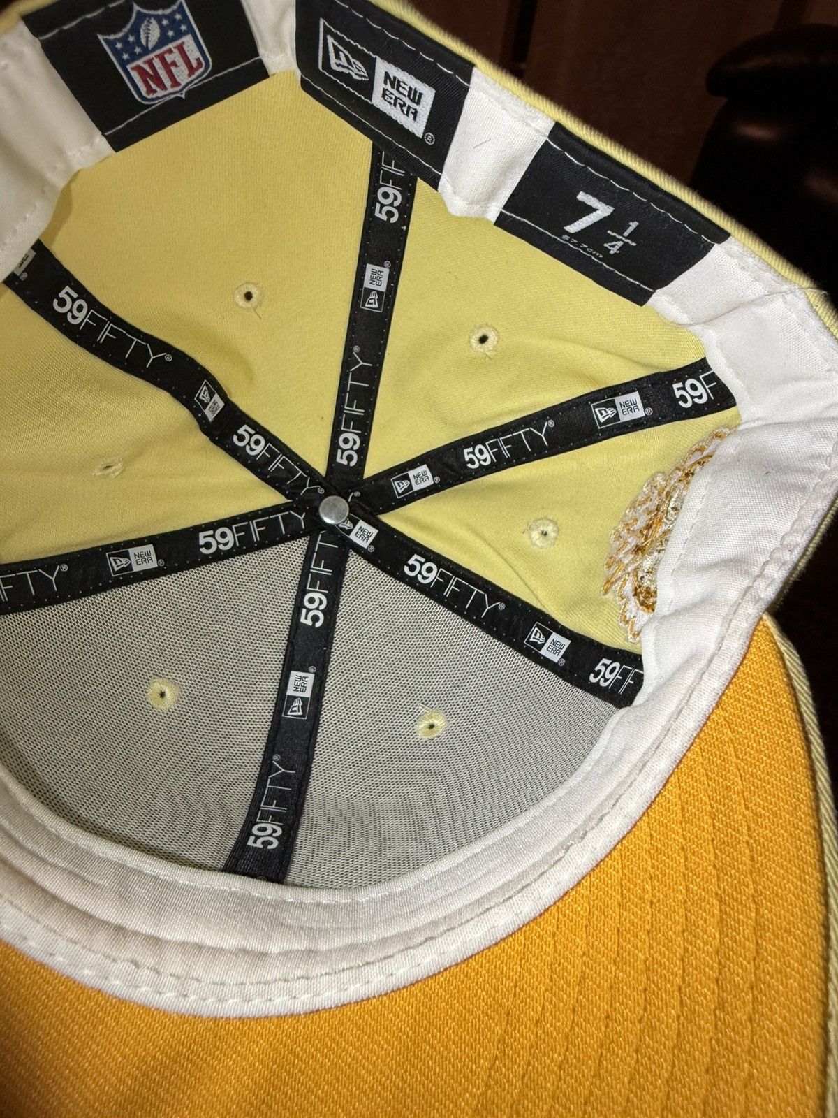 New Era New Orleans saints fitted Size ONE SIZE - 3 Thumbnail