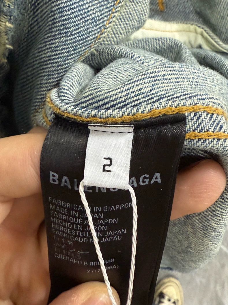 Balenciaga Balenciaga Blizzard Denim Hooded Jacket Size US M / EU 48-50 / 2 - 3 Thumbnail