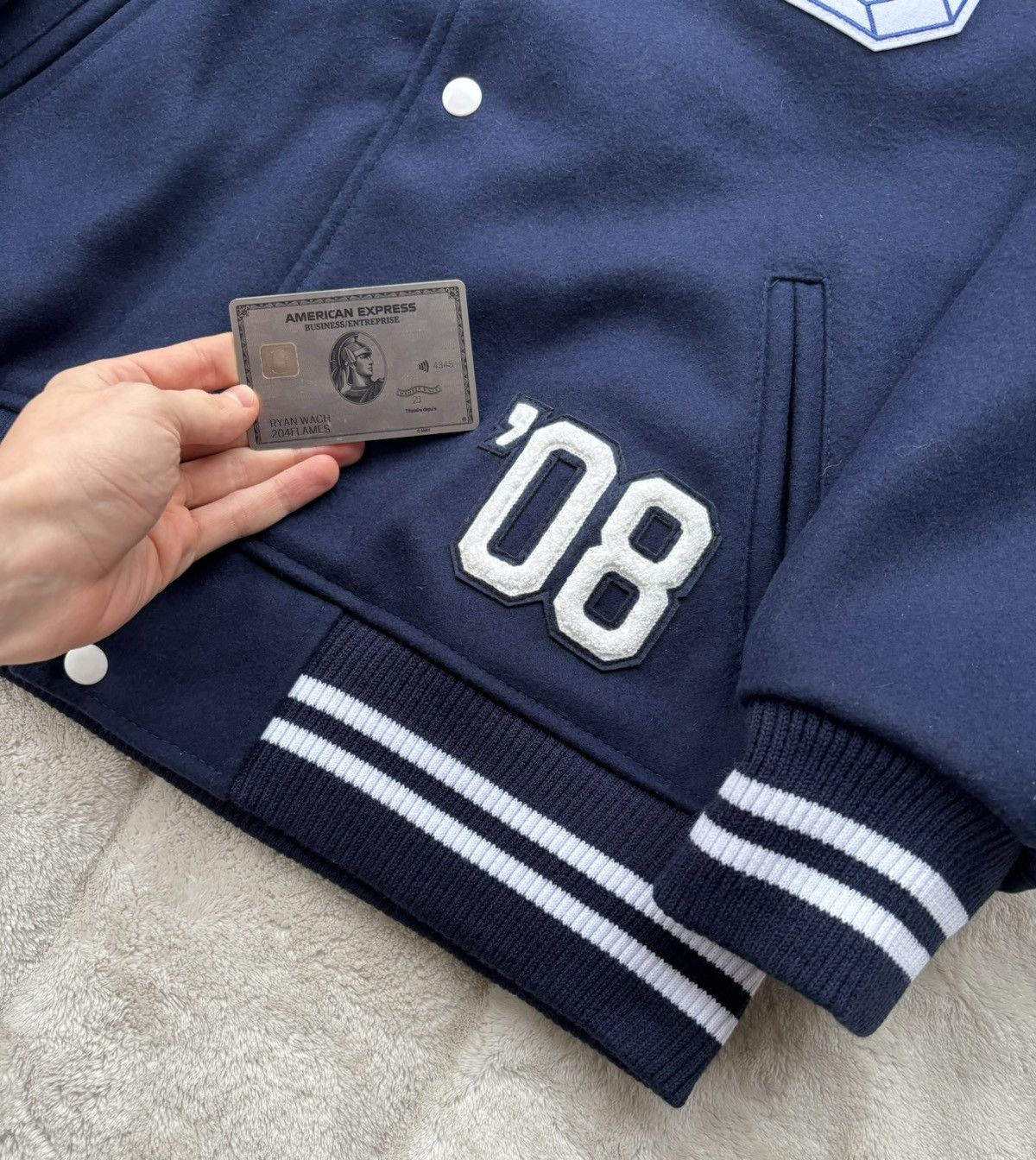 NHL × October's Very Own OVO x Toronto Maple Leafs Varsity Jacket Size US M / EU 48-50 / 2 - 3 Thumbnail