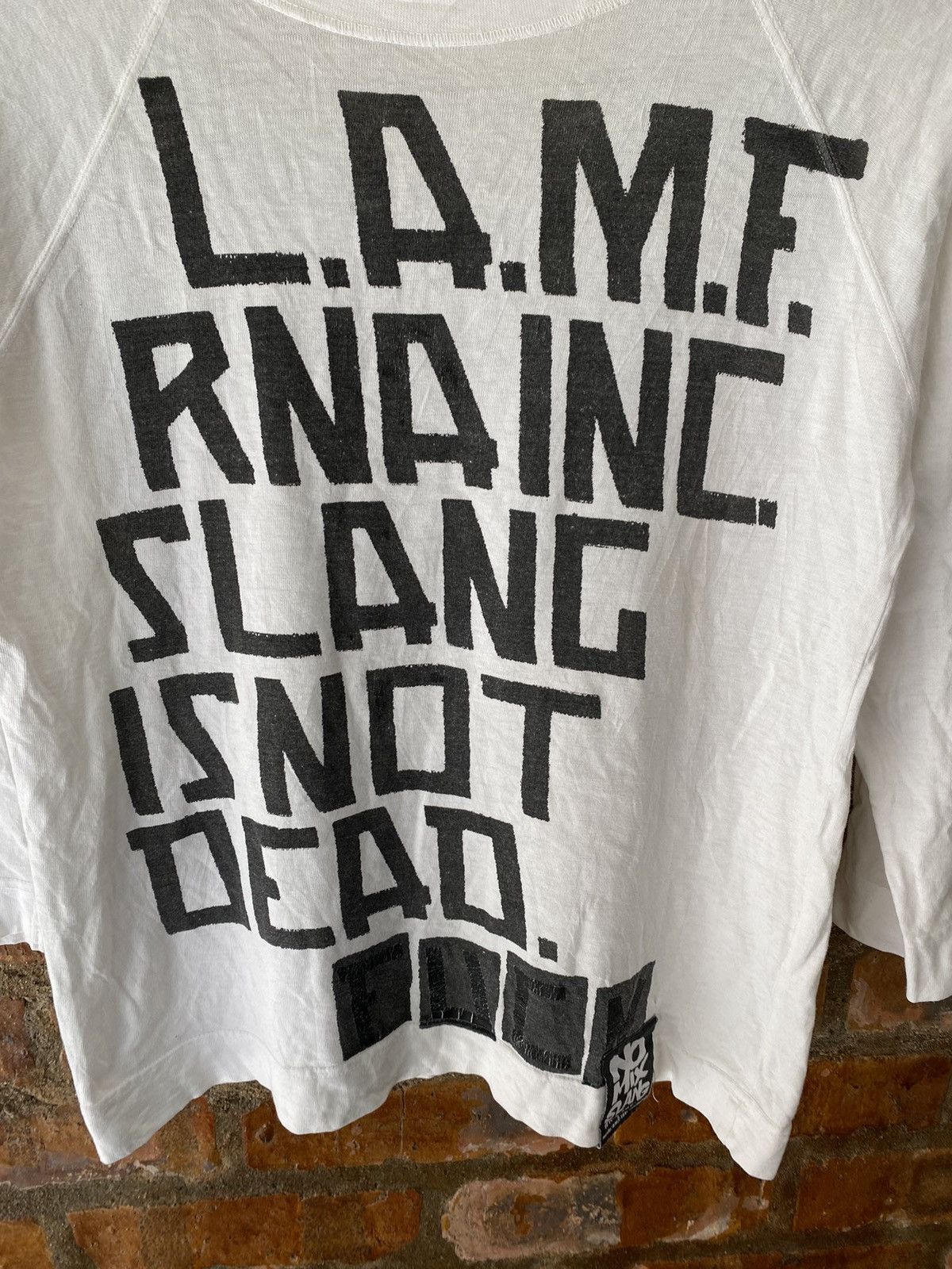 Japanese Brand 🔥Vintage RNA poem punk shirt Size US S / EU 44-46 / 1 - 3 Thumbnail