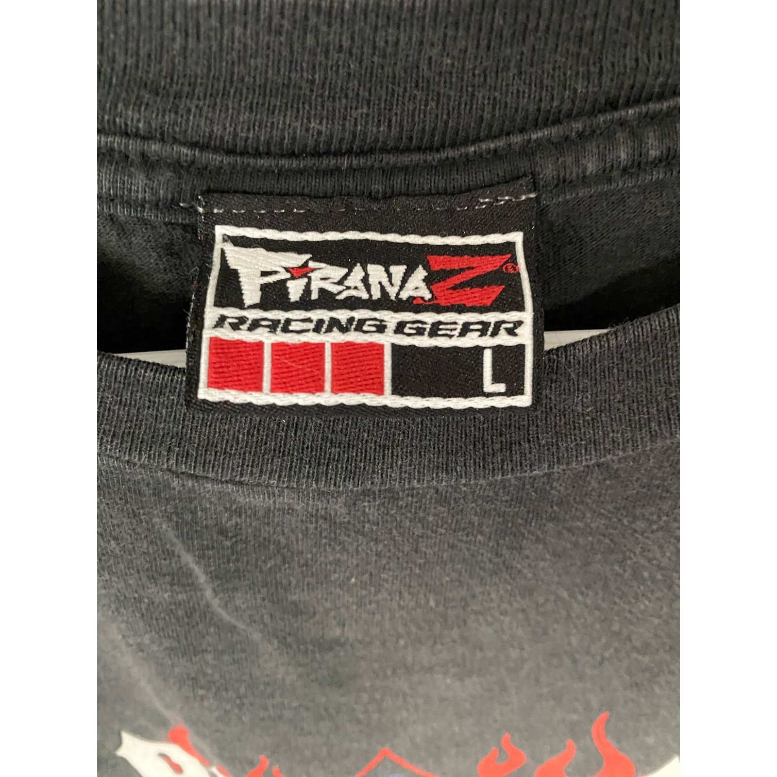 Vintage PiranaZ Drag Racing Y2K Tee Adult Large Size US L / EU 52-54 / 3 - 3 Thumbnail