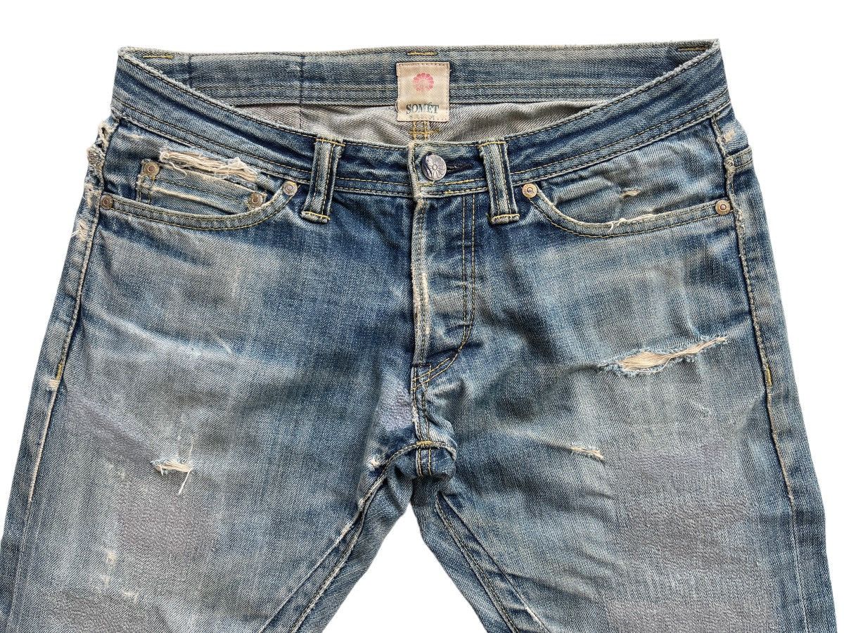 SOMET Somet Distressed Denim Japan Size US 28 / EU 44 - 9 Thumbnail