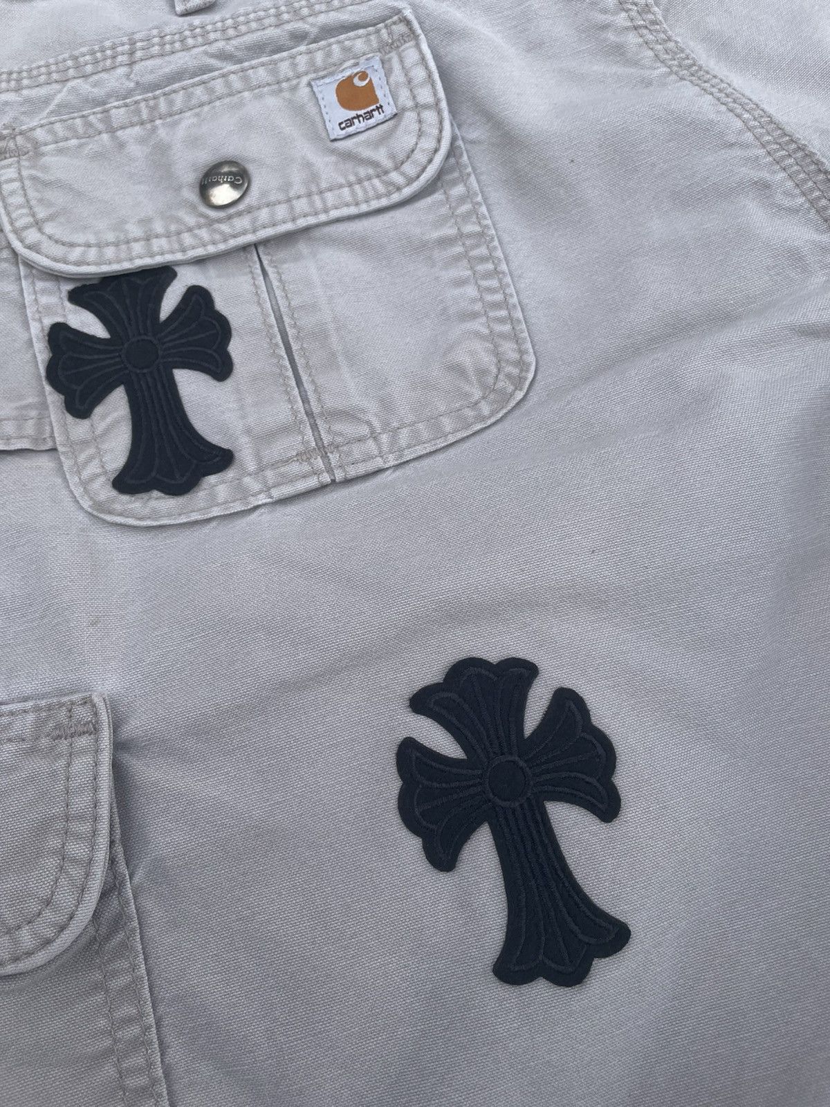 Carhartt Vintage Carhartt shorts women size M 90s rare Custom Patches Size 27" / US 4 / IT 40 - 3 Thumbnail