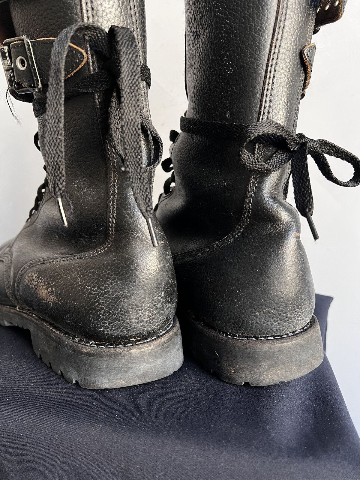 Undercover Undercover ankle army leather platform leather boots y2k Size US 11 / EU 44 - 7 Thumbnail