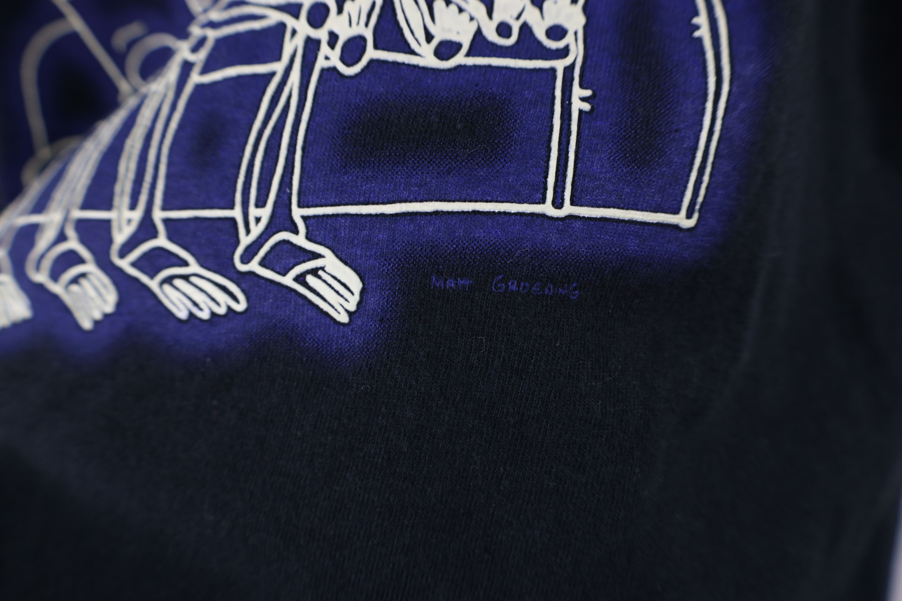 Vintage Vintage Y2K 2004 The Simpsons Glow In the Dark T-Shirt Size US L / EU 52-54 / 3 - 6 Thumbnail