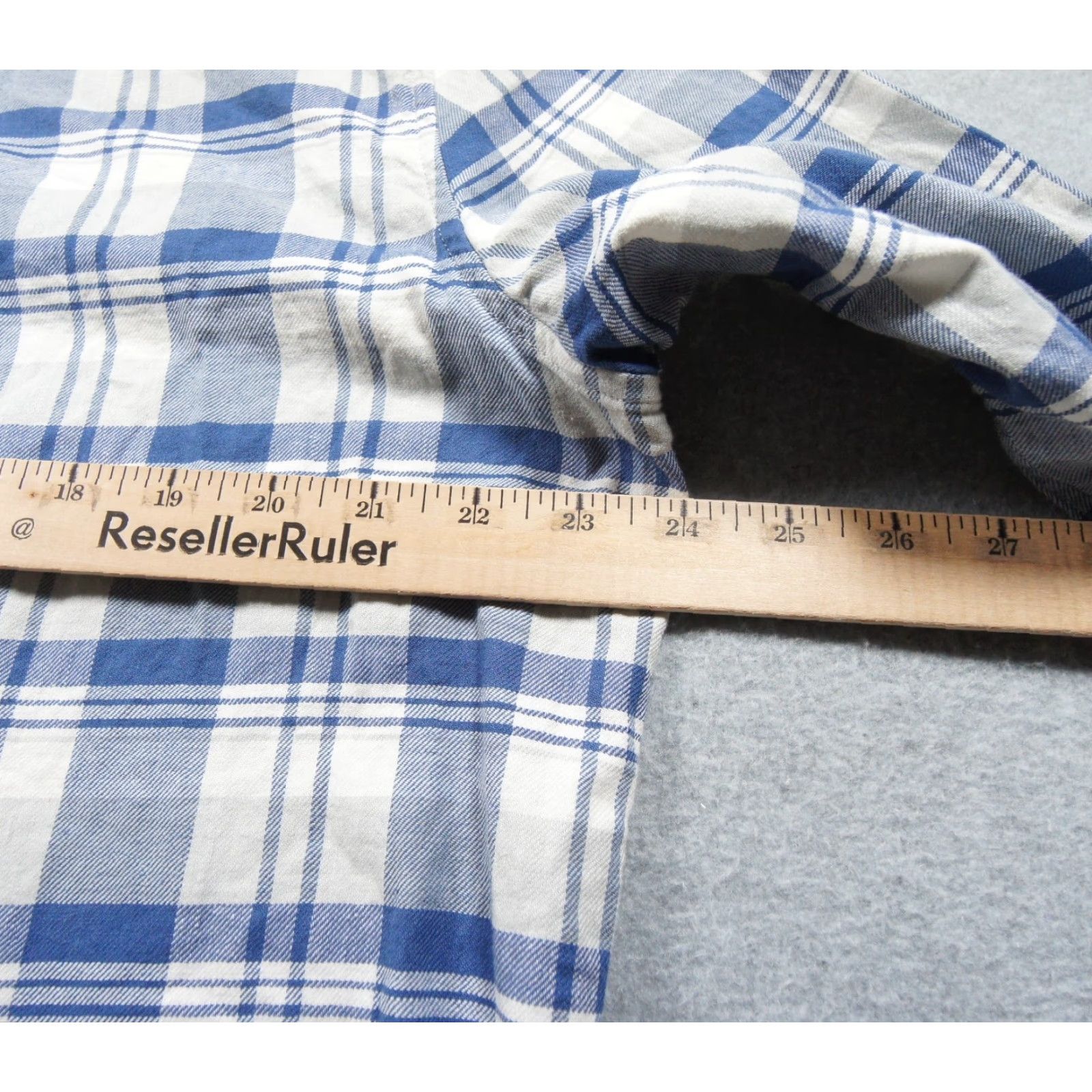 Vineyard Vines Vineyard Vines Shirts Mens Large Blue Button-Down Slim Longshore Stretch Plaid Shirts Size US L / EU 52-54 / 3 - 7 Thumbnail