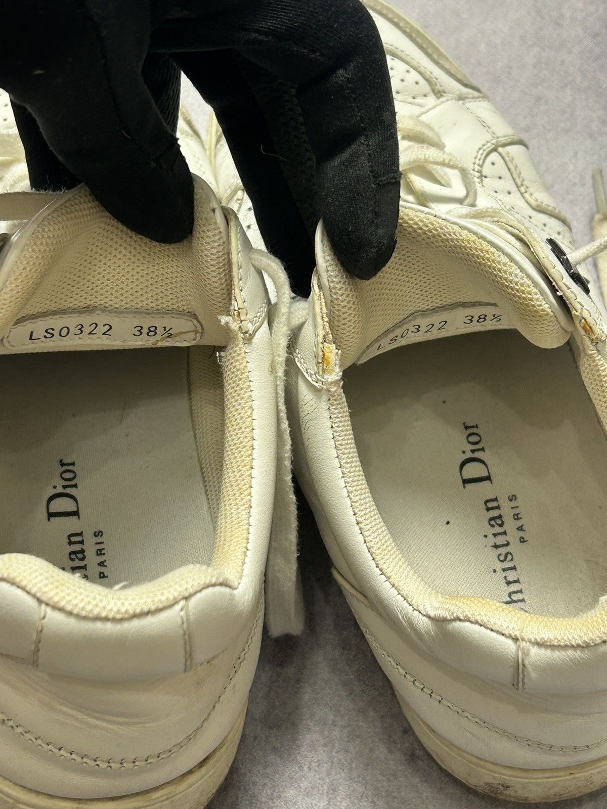 Christian Dior Monsieur × Dior Dior Star White Calfskin Suede Calfskin LOW TOP Sneakers Size US 8 / IT 38 - 6 Thumbnail