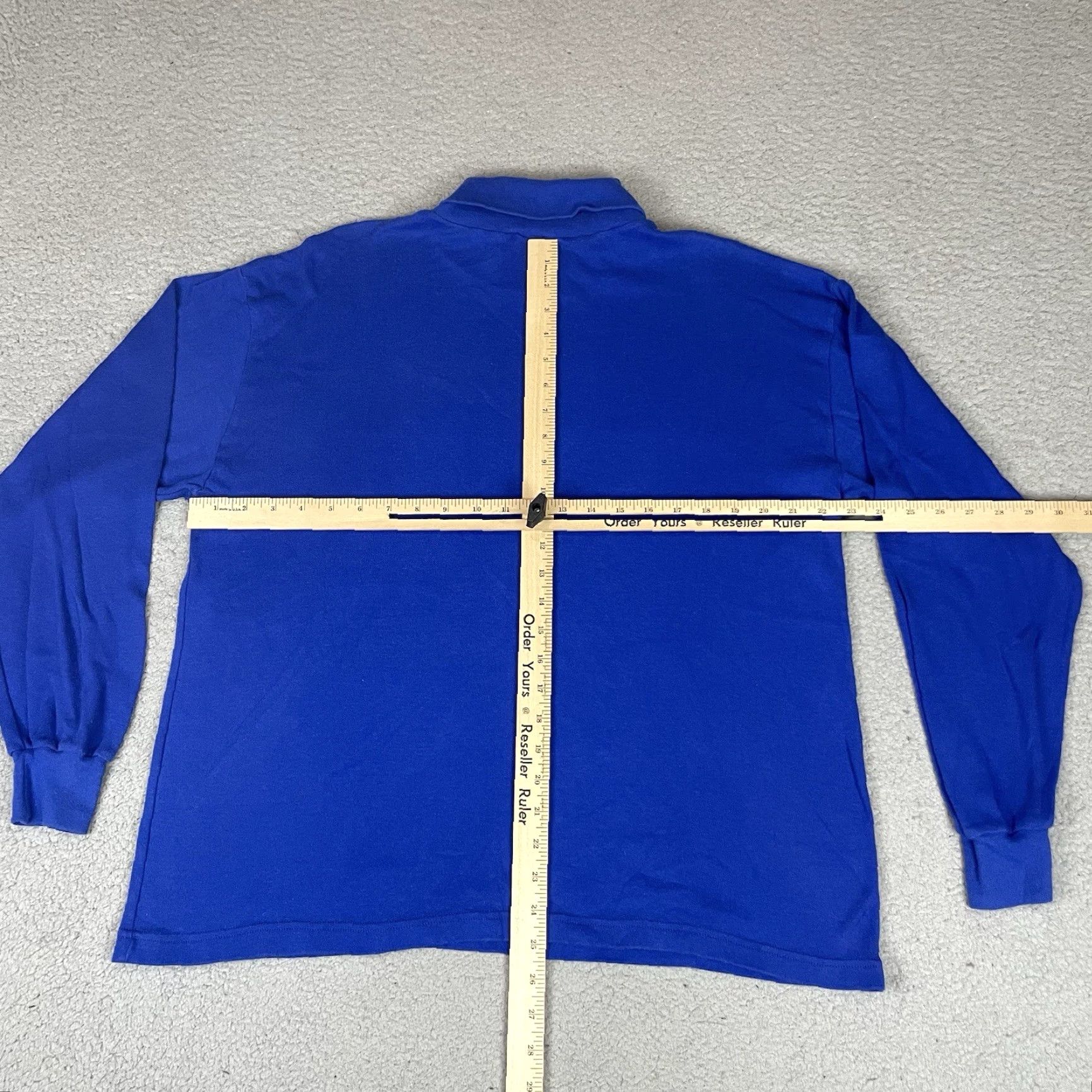 Vintage VINTAGE Steeple Chase T Shirt Adult XL Blue 80s 90s Turtleneck USA Made 50/50 Size US XL / EU 56 / 4 - 7 Thumbnail