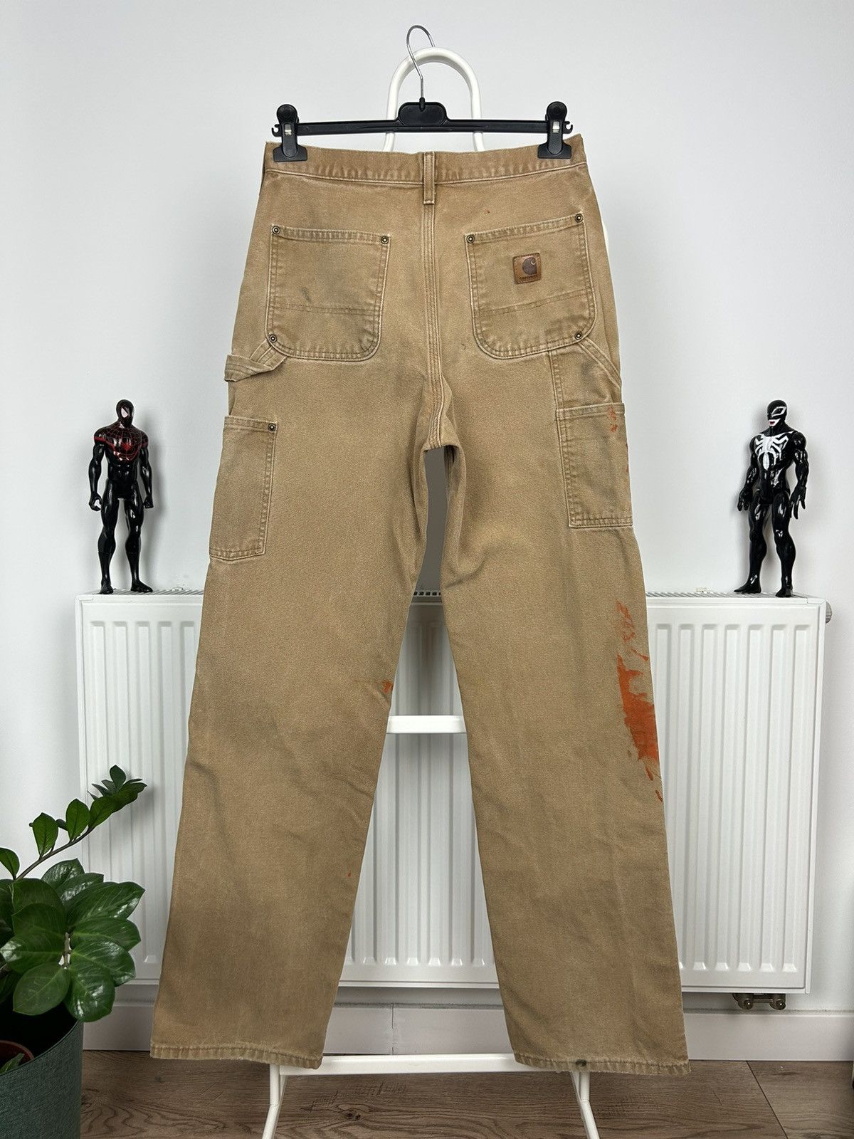 Carhartt × Vintage Crazy sun faded distressed carhartt double knee denim Size US 30 / EU 46 - 9 Thumbnail