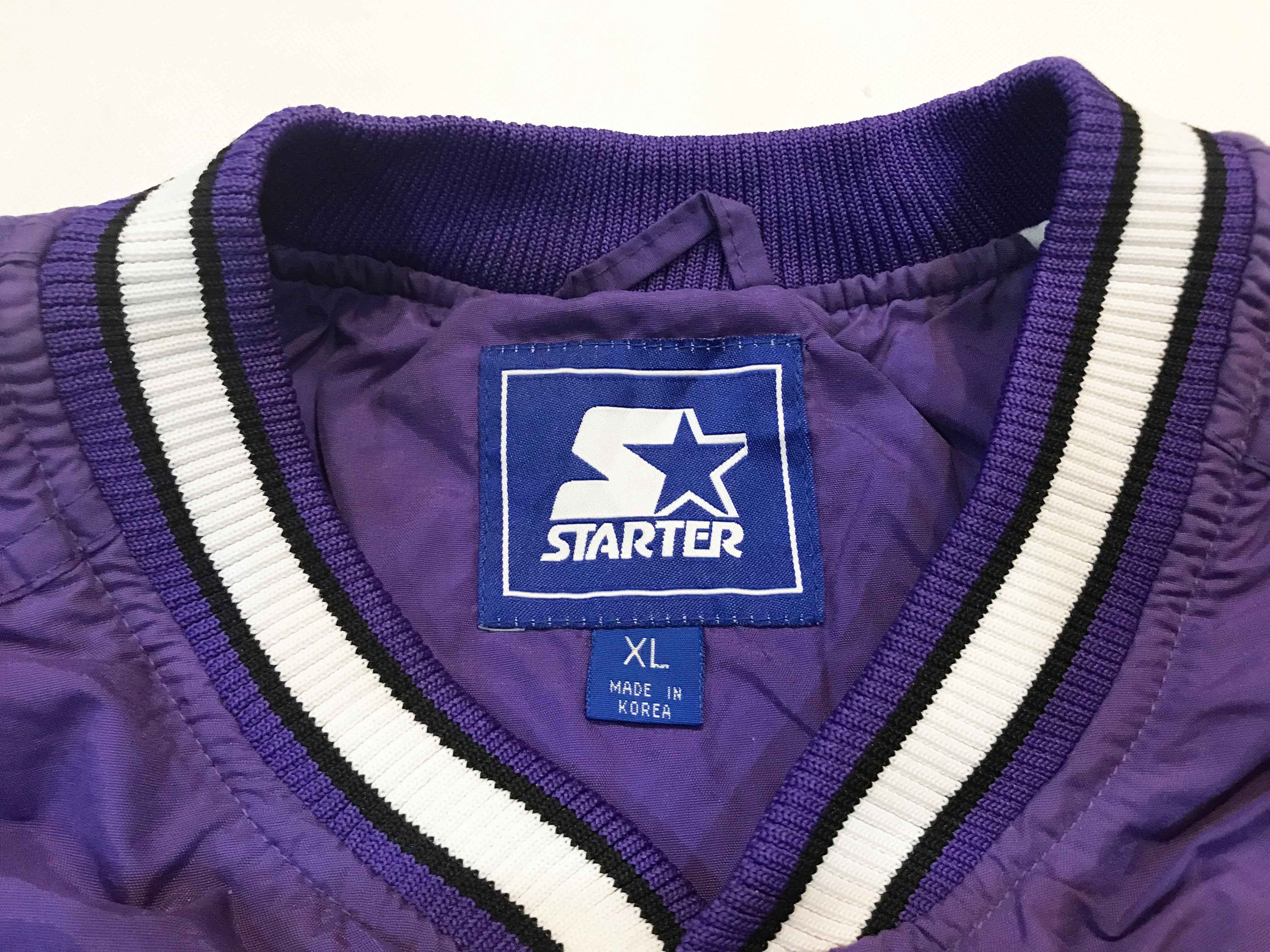 NCAA × Starter Vintage Starter NCAA Northwestern Wildcats Pullover Jacket Size US XL / EU 56 / 4 - 3 Thumbnail