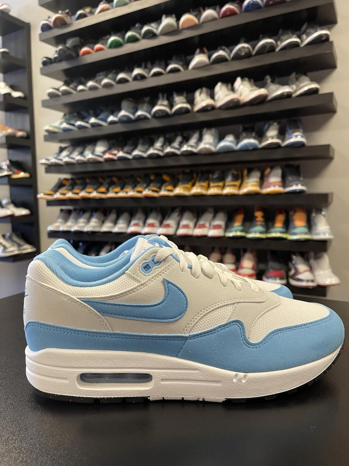 Nike Size 10 - Nike Air Max 1 Shoes 'White University Blue' Size US 10 / EU 43 - 3 Thumbnail