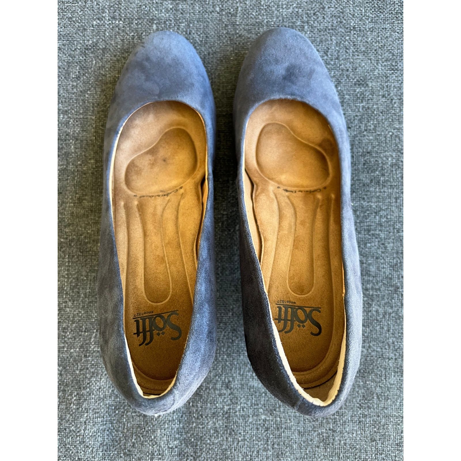 Soft Surroundings Sofft Women’s Grey Pumps 9.5 Suede Leather Size US 9.5 / IT 39.5 - 5 Thumbnail