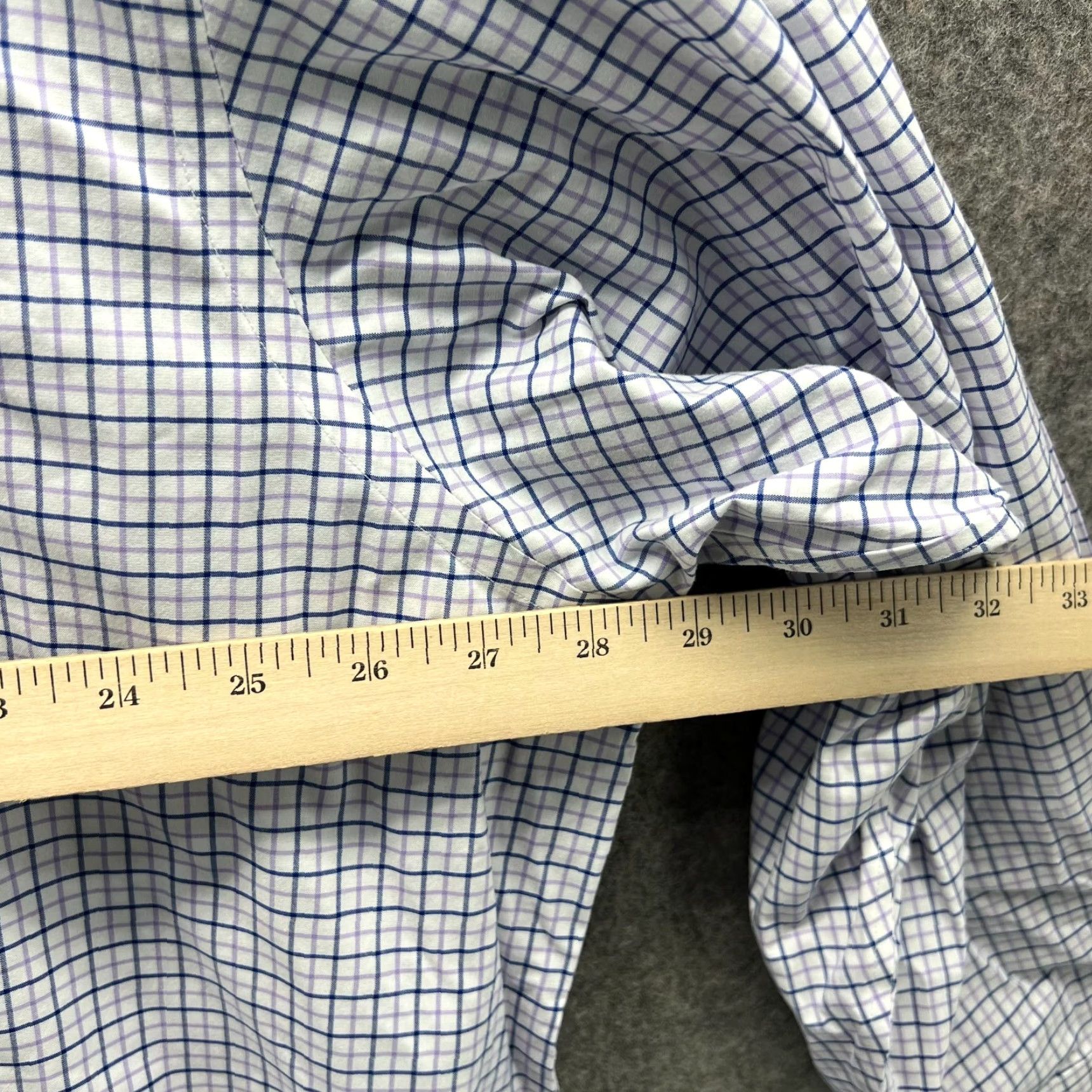 Brooks Brothers VINTAGE Brooks Brothers Shirt Mens 18.5 34 Blue Madison Poplin Button Down Gingham Shirt kin blue? Size US XXL / EU 58 / 5 - 3 Thumbnail