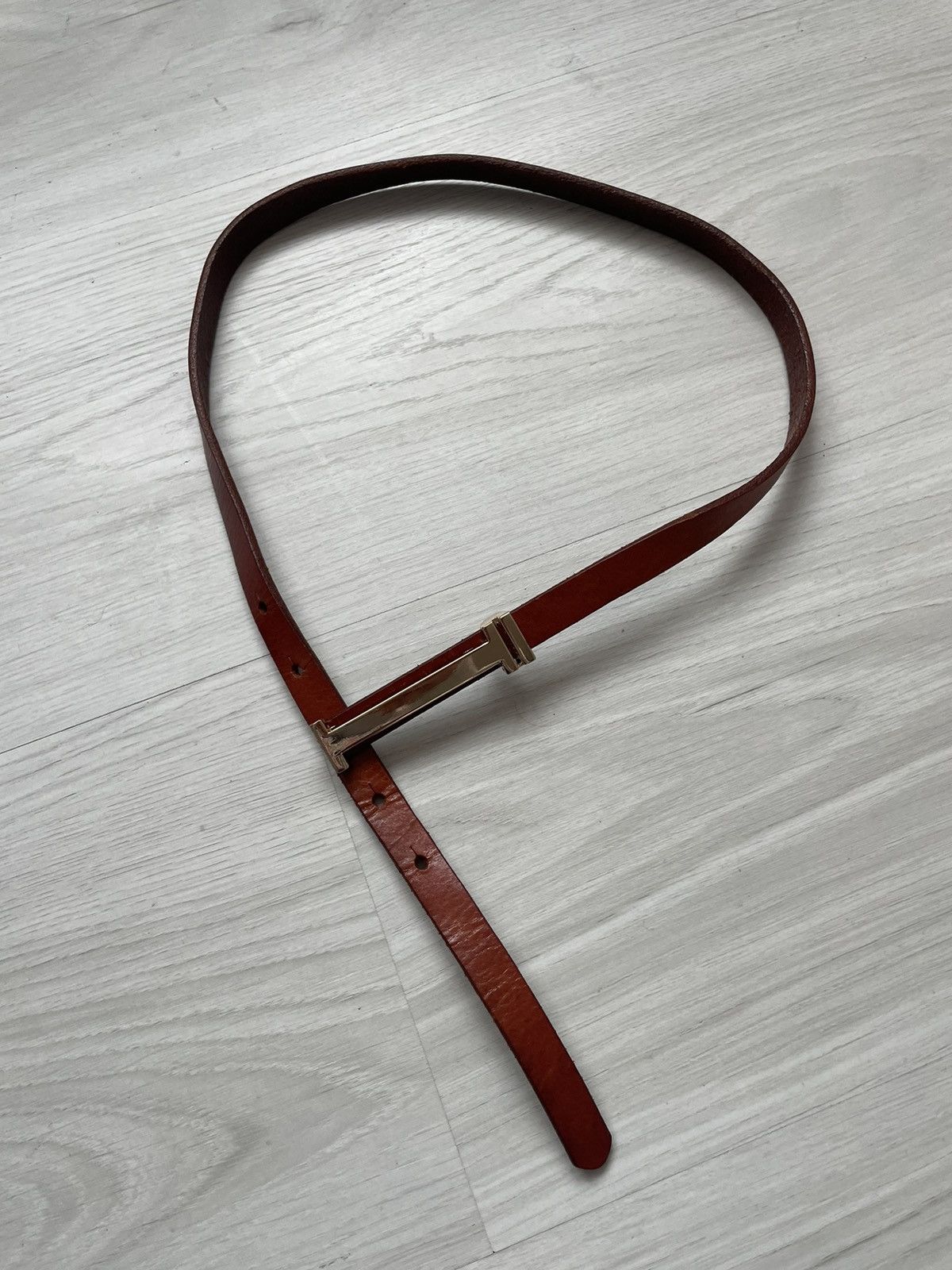 Vintage Vintage leather belt Size ONE SIZE - 2 Thumbnail