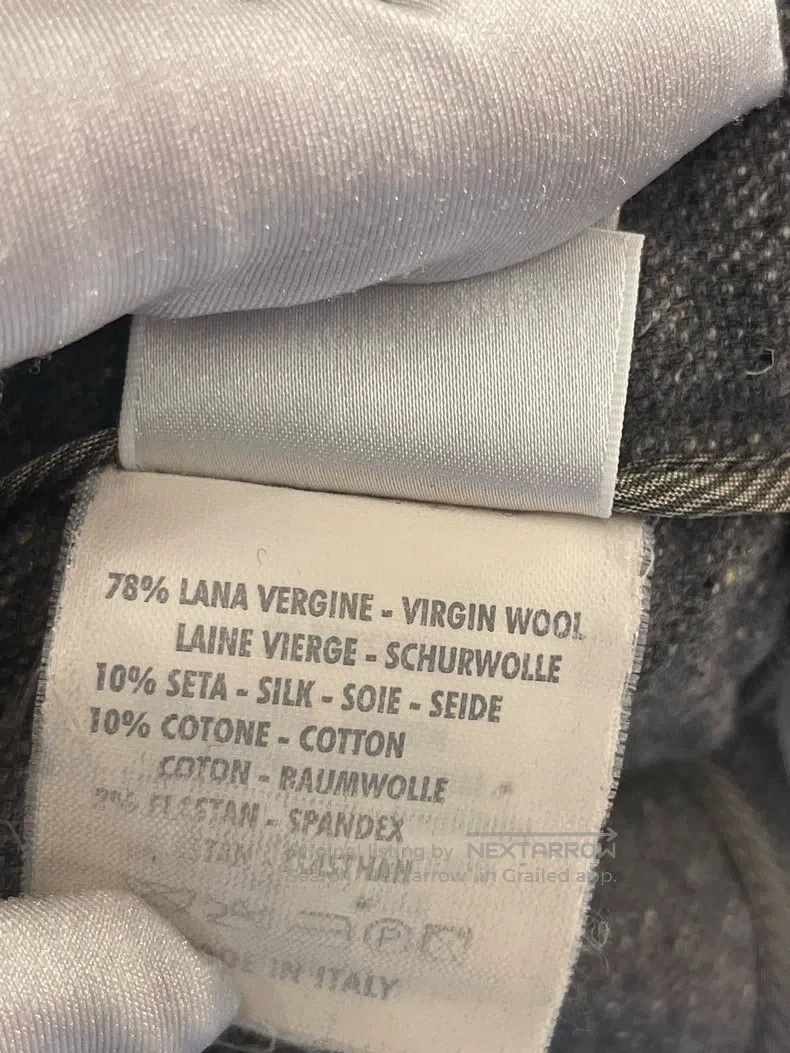 Brunello Cucinelli Brunello Cucinelli Grey Wool Drawstring Casual Pants Size 26" / US 2 / IT 38 - 3 Thumbnail
