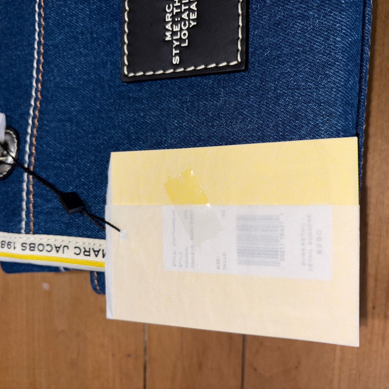 Marc Jacobs NWT Marc Jacobs The Denim Chain Small Tote Bag - Dark Wash Size ONE SIZE - 4 Thumbnail