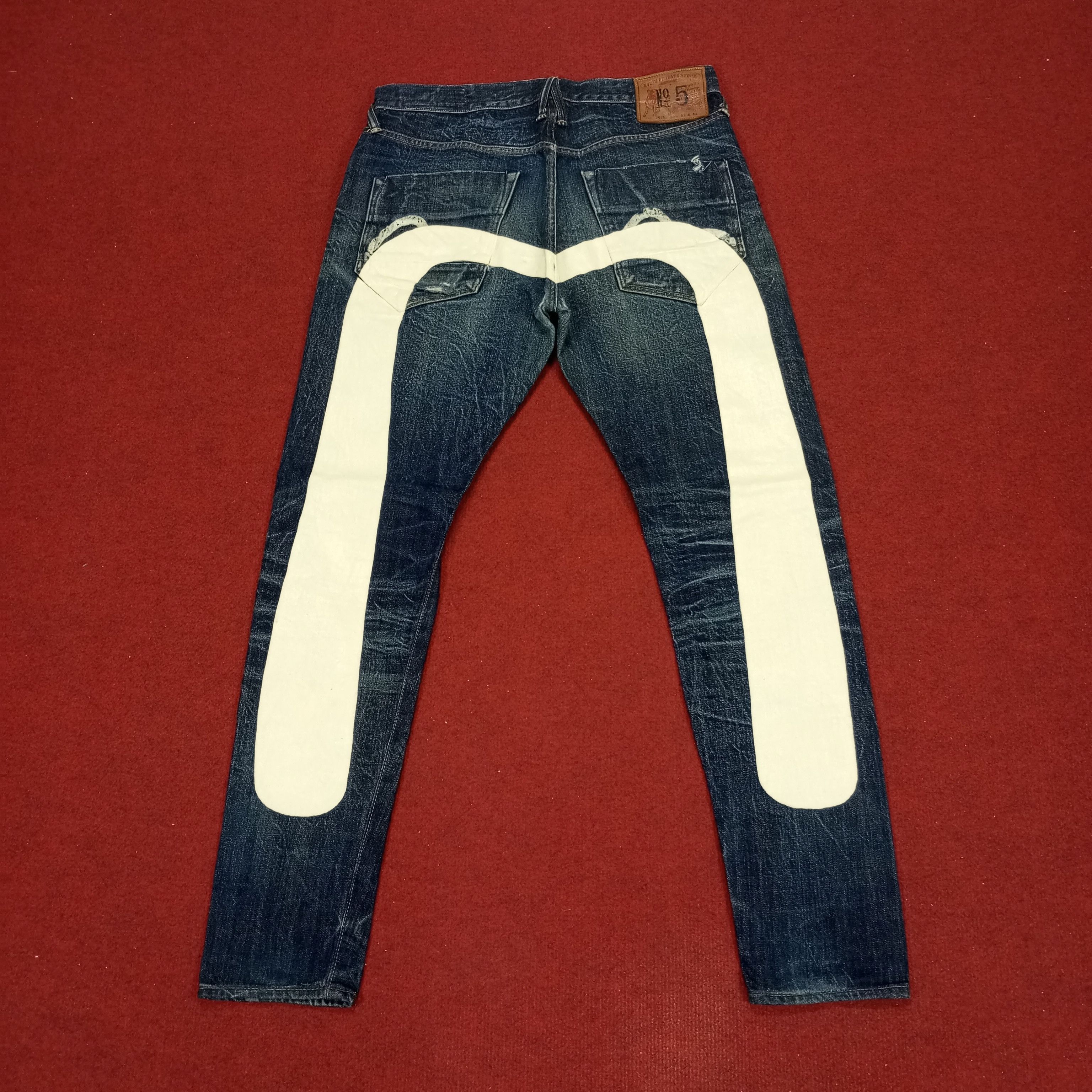 Evisu Evisu Jeans Japanese Brand Streetwear Custom Daicock Style Size US 31 - 1 Thumbnail