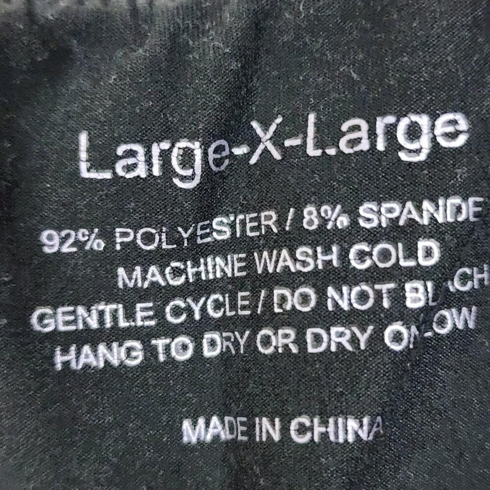 Other Large XL Black Stretchy Leggings Size 36" / US 14 / IT 50 - 2 Thumbnail