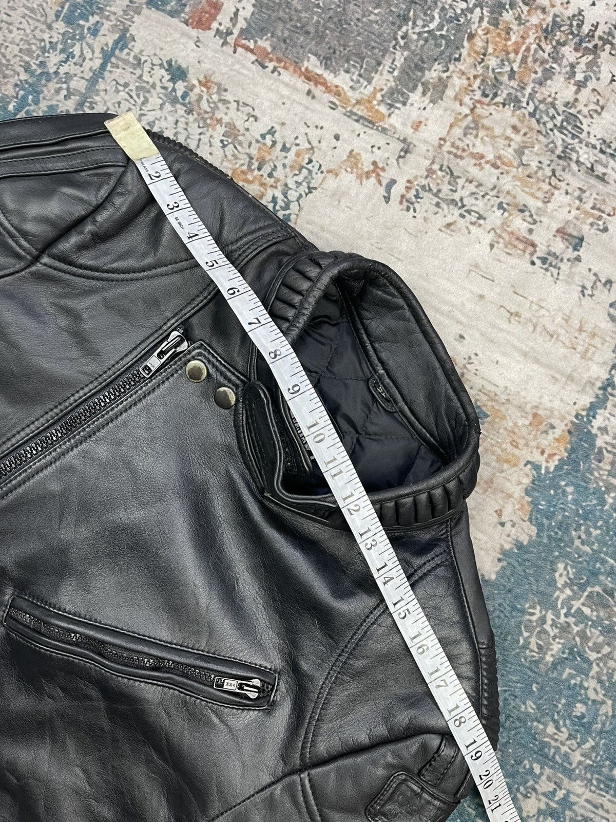 Harley Davidson Vtg Genuine Leather Padded Panel Motorcycle Jacket Size US M / EU 48-50 / 2 - 16 Thumbnail