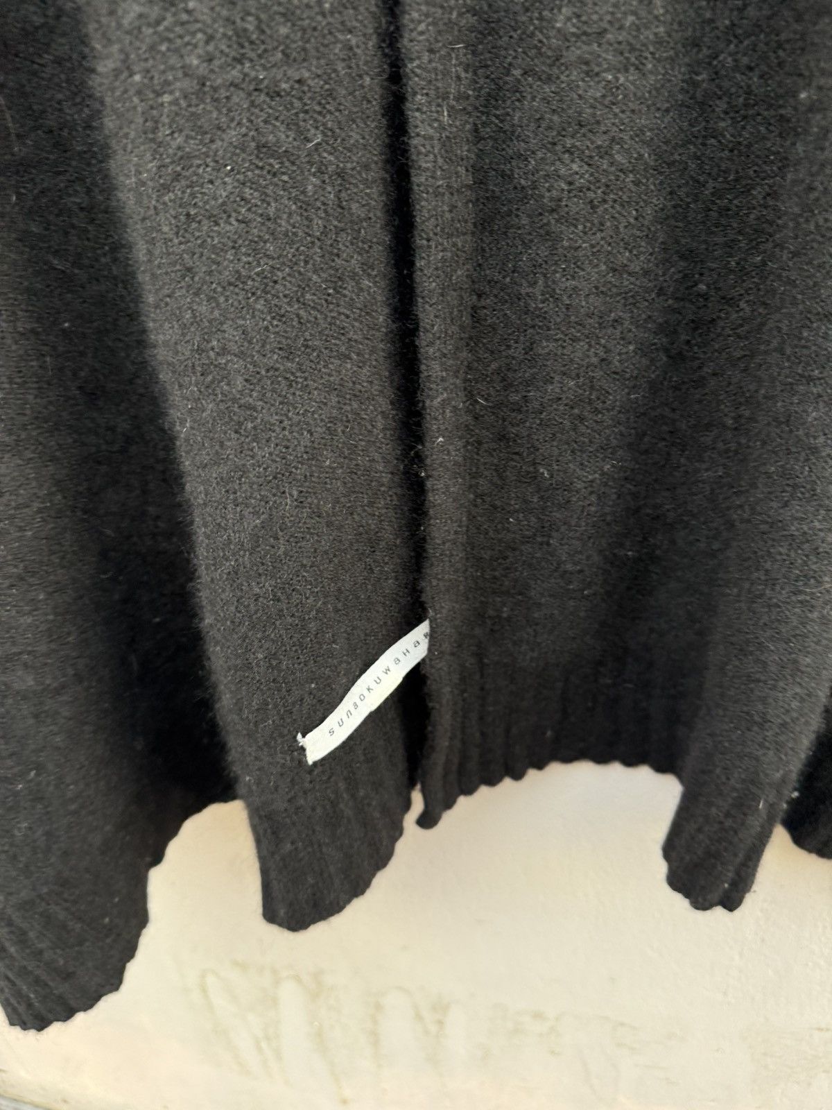Issey Miyake × Sunao Kuwahara Sunao Kuwahara by ISSEY MIYAKE Wool Poncho Size ONE SIZE - 7 Thumbnail