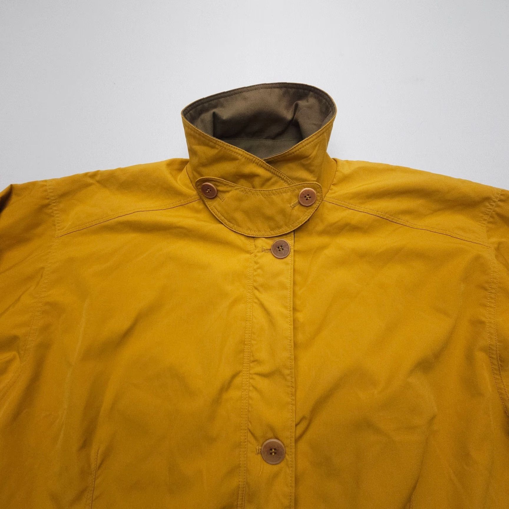 Patagonia VINTAGE Patagonia Jacket Yellow Long Coat 90s Safari Travel Trench Cotton Twill Women Size 12 Mens Nearby? Size XL / US 12-14 / IT 48-50 - 7 Thumbnail