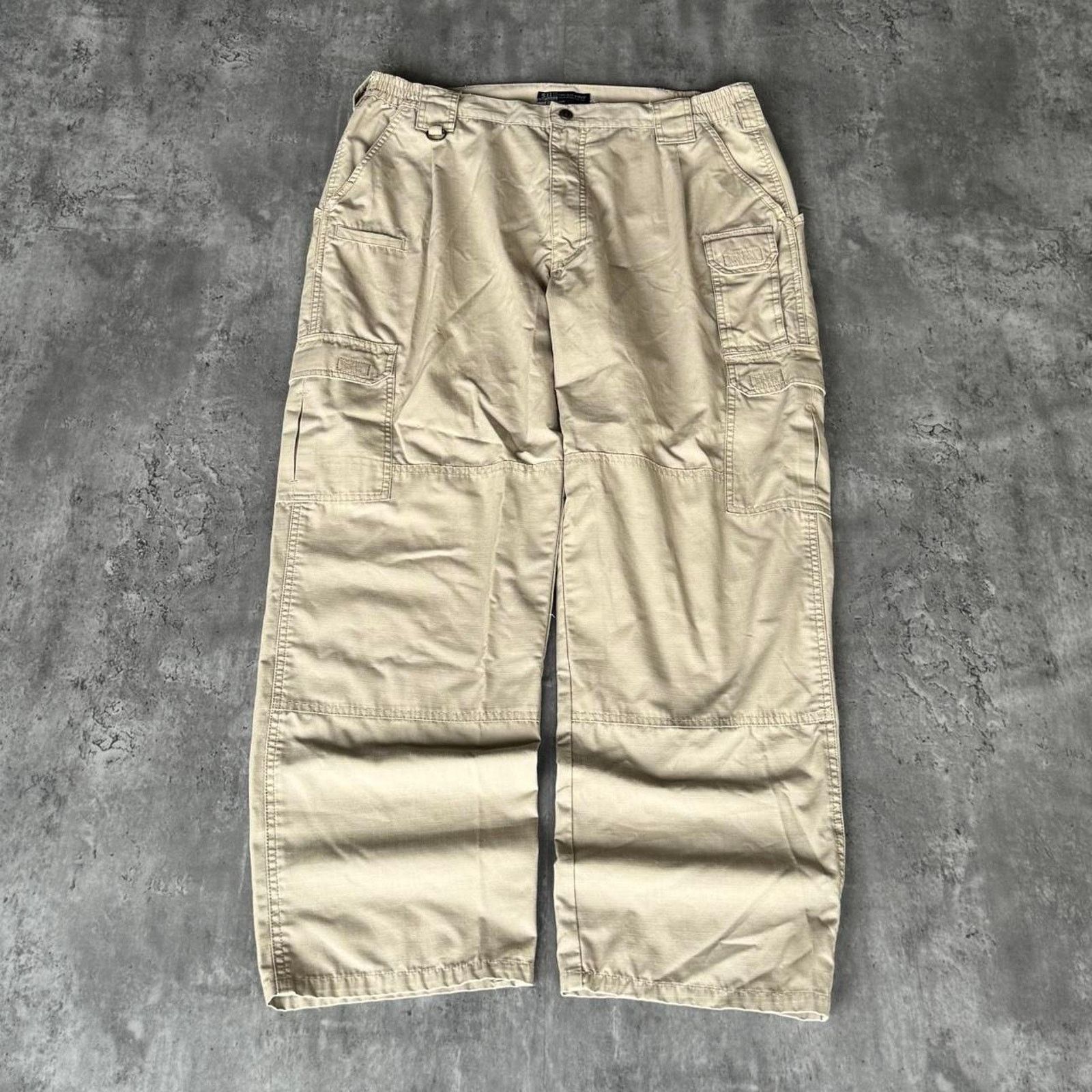 5.11 × Carhartt × Vintage Y2K Carhartt Style Baggy Double Knee Cargo Skater 5.11 Pants Size US 37 - 1 Thumbnail