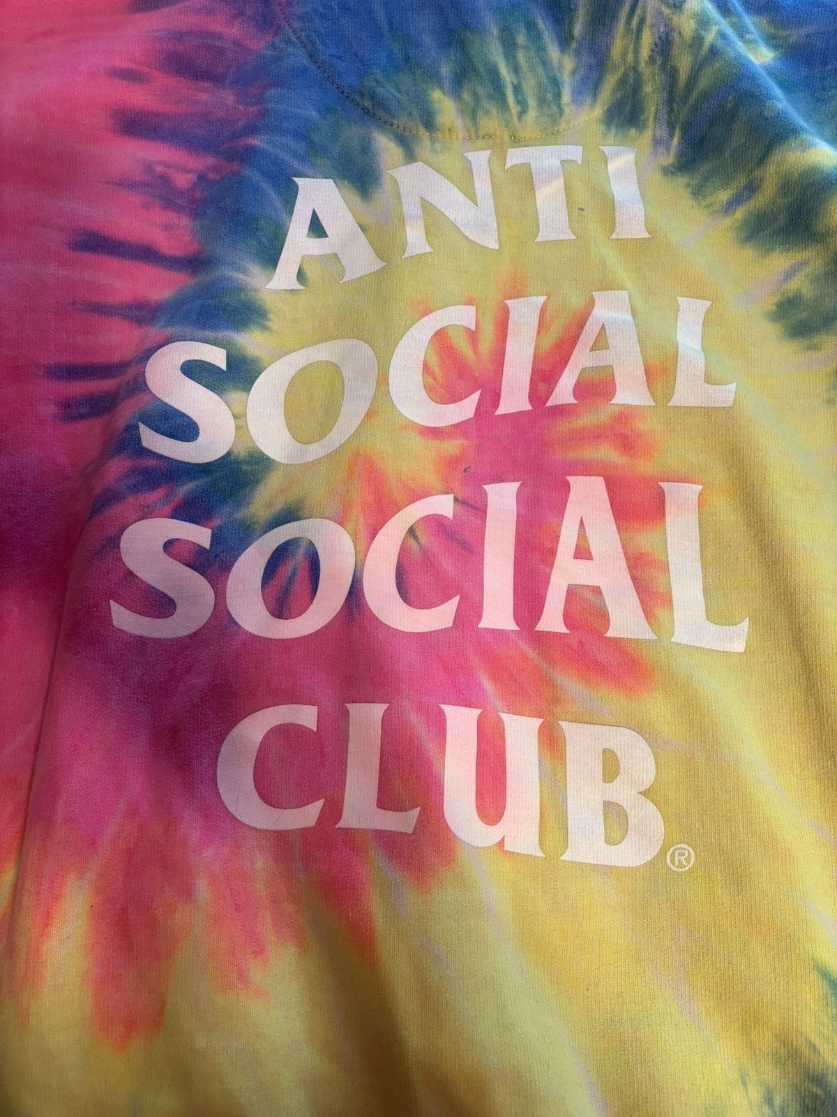 Anti Social Social Club Rare Neon Tiedye Hoodie Size L / US 10 / IT 46 - 10 Thumbnail