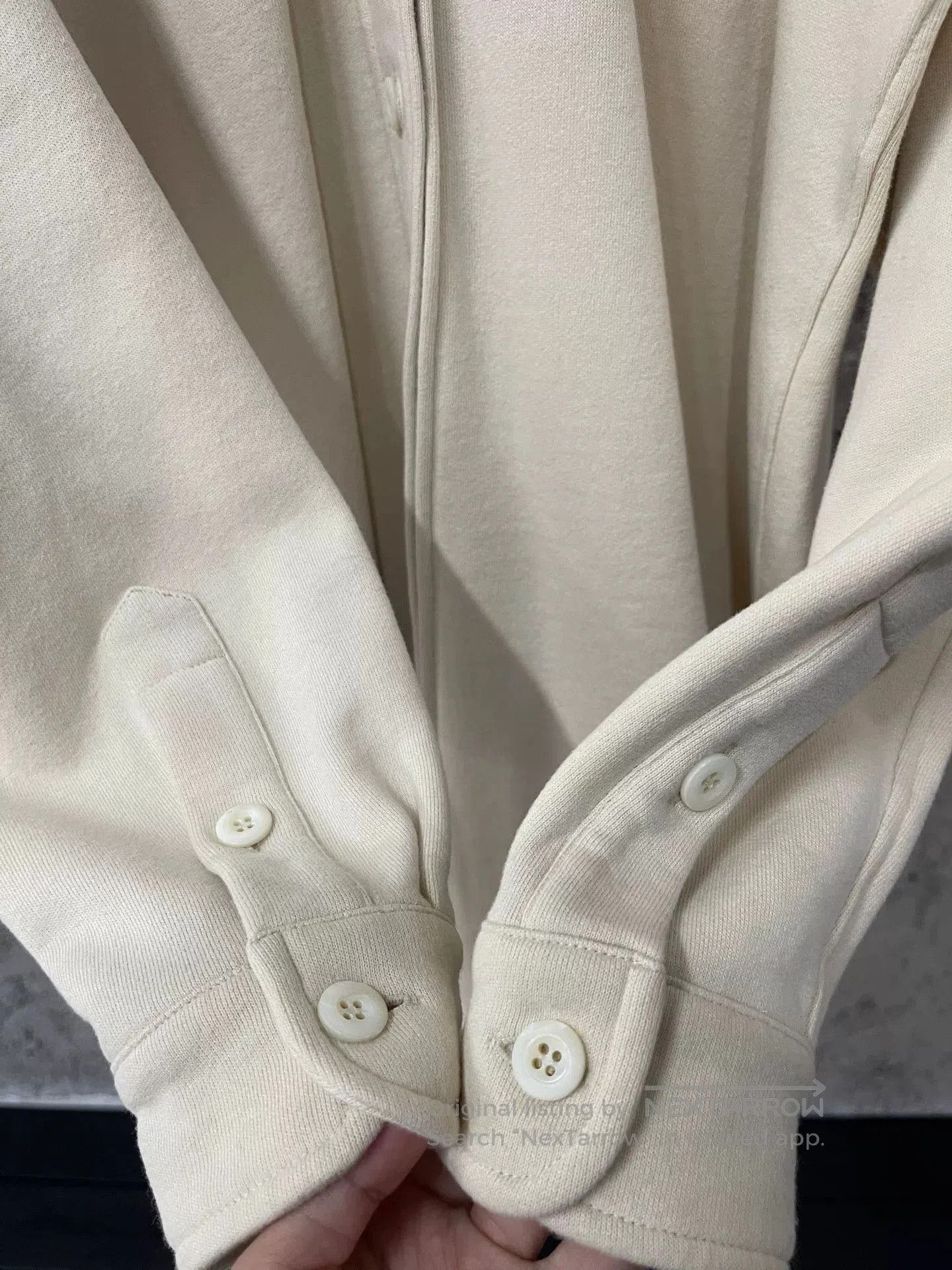 Miu Miu Miumiu White Thick Shirt Size S. Size S / US 4 / IT 40 - 6 Thumbnail