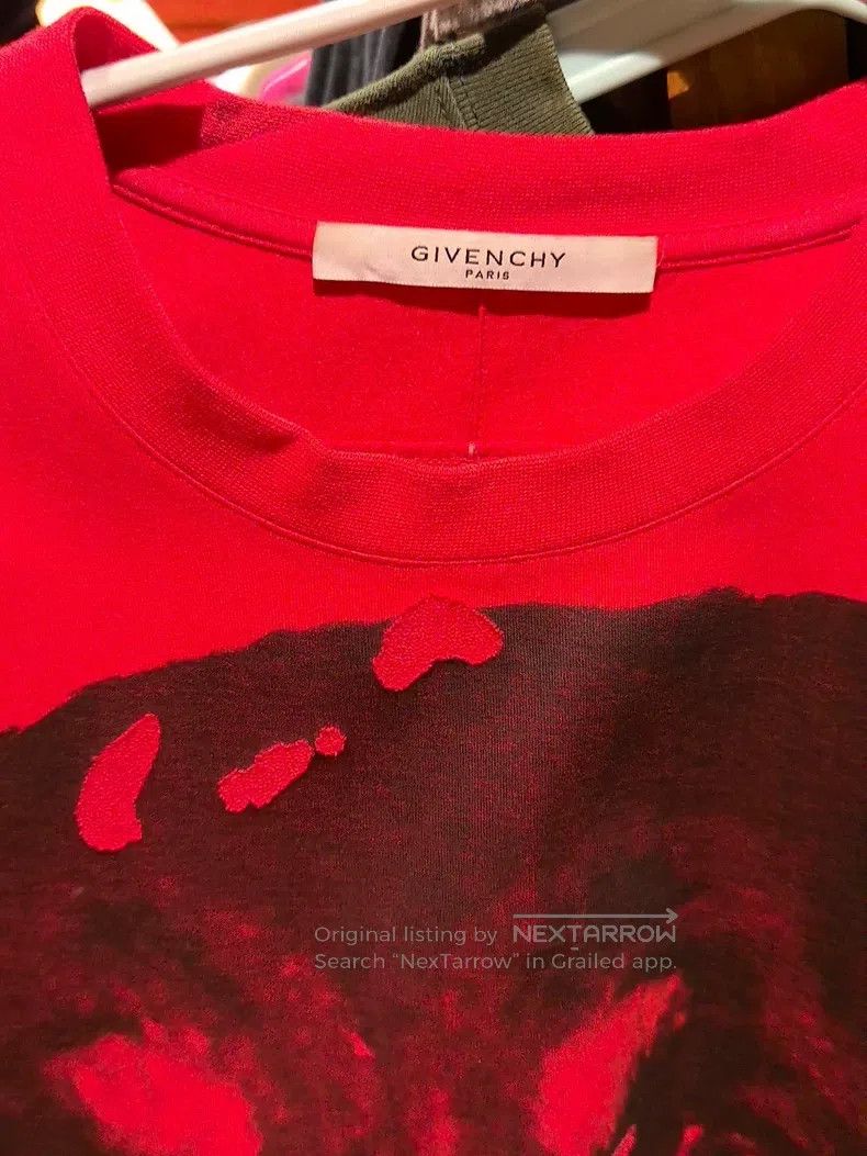 Givenchy Givenchy Dog Head Hole T-shirt Size US L / EU 52-54 / 3 - 2 Thumbnail