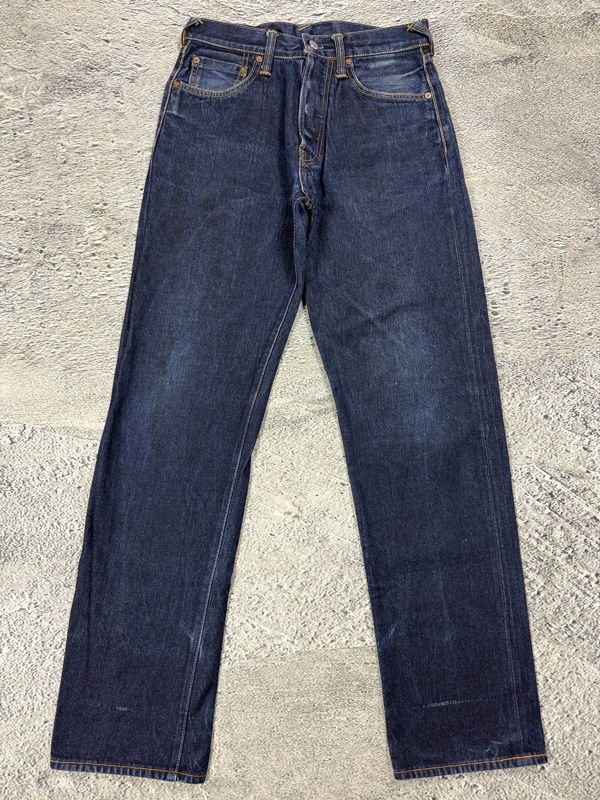 Evisu Evisu jeans daicock big logo black selvedge denim Size US 28 / EU 44 - 6 Thumbnail