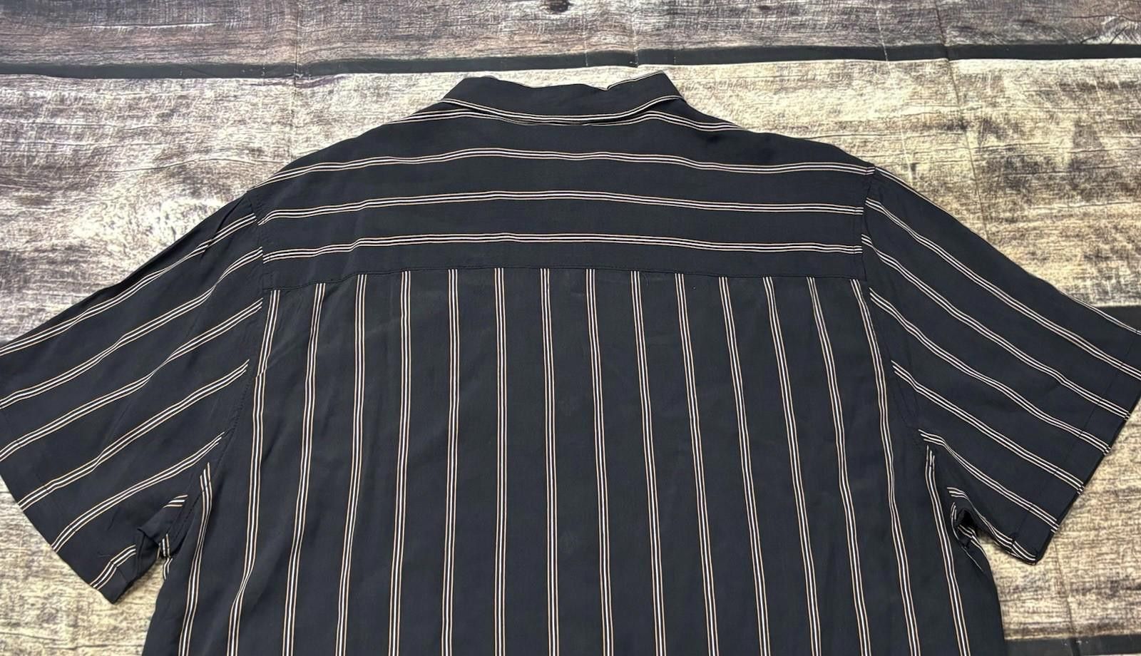 NANA JUDY Nana Judy Shirt Mens Medium Verve Navy Striped Button Up $75 Size US M / EU 48-50 / 2 - 6 Thumbnail