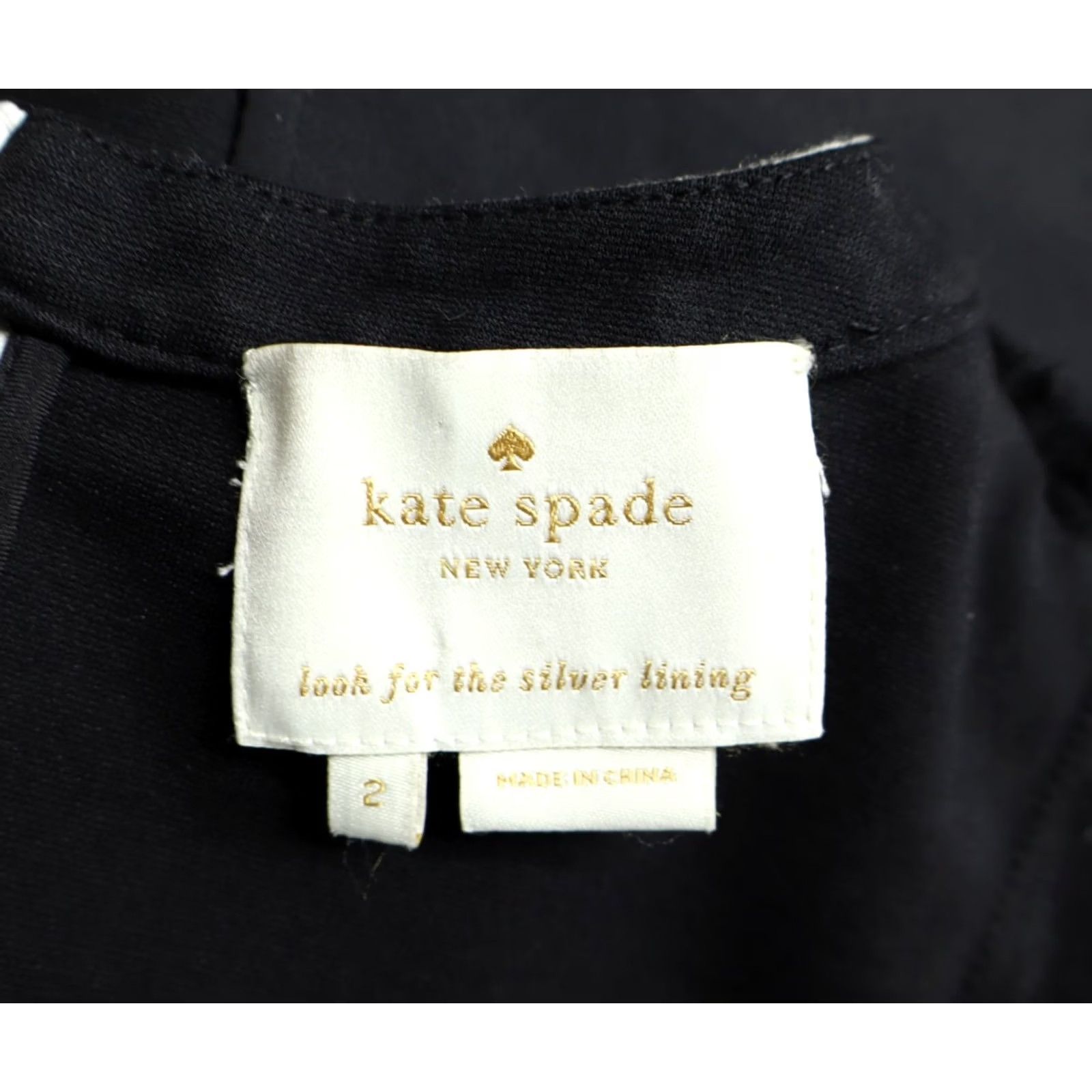 Vintage Kate Spade Women's Daria Black White Cap Sleeve Mini Sheath Dress Sz 2 Size XS / US 0-2 / IT 36-38 - 6 Thumbnail