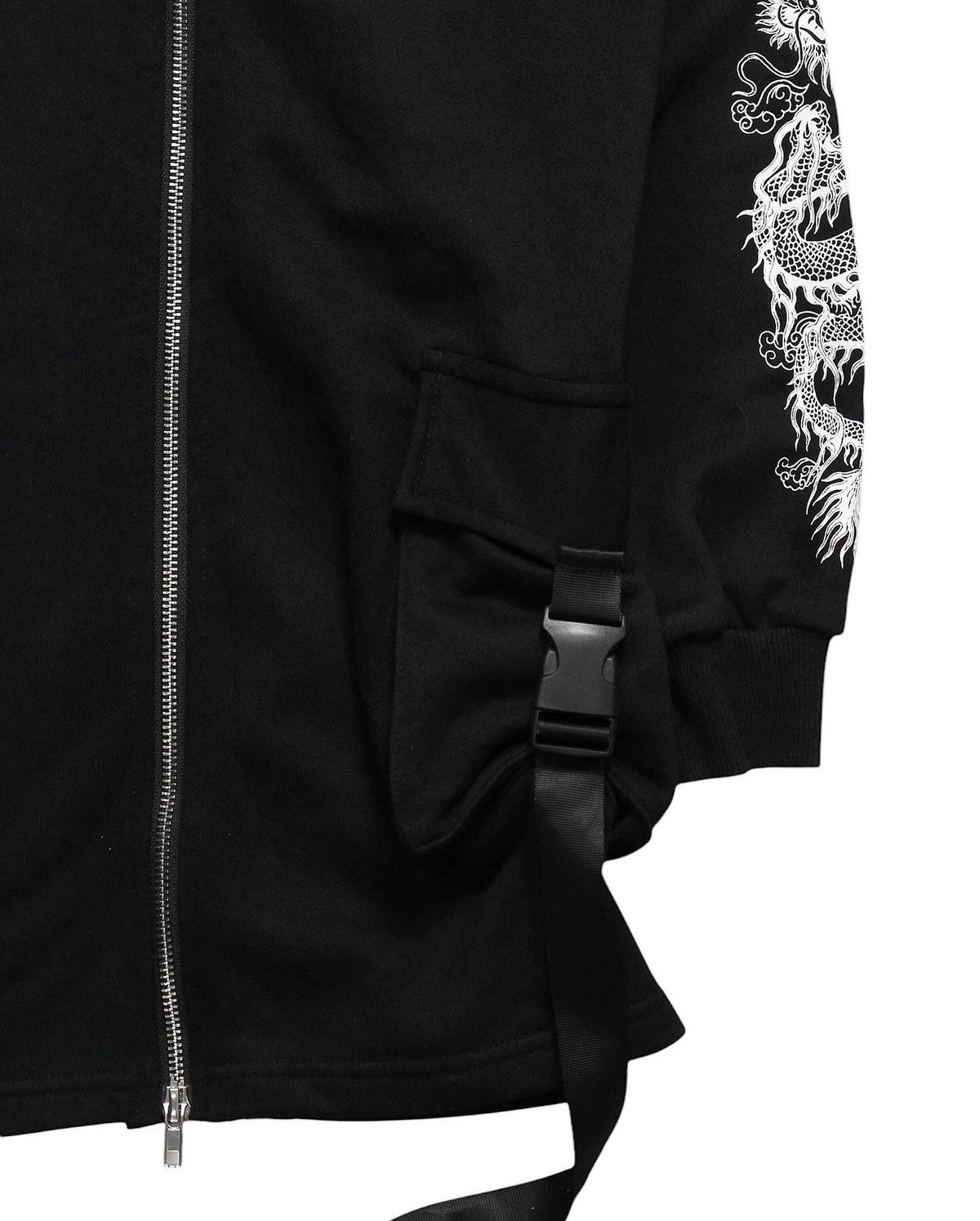 Hysteric Glamour KRY CLOTHING DRAGON SIDE POCKET MULTIZIP HOODIE Size US XXL / EU 58 / 5 - 4 Thumbnail