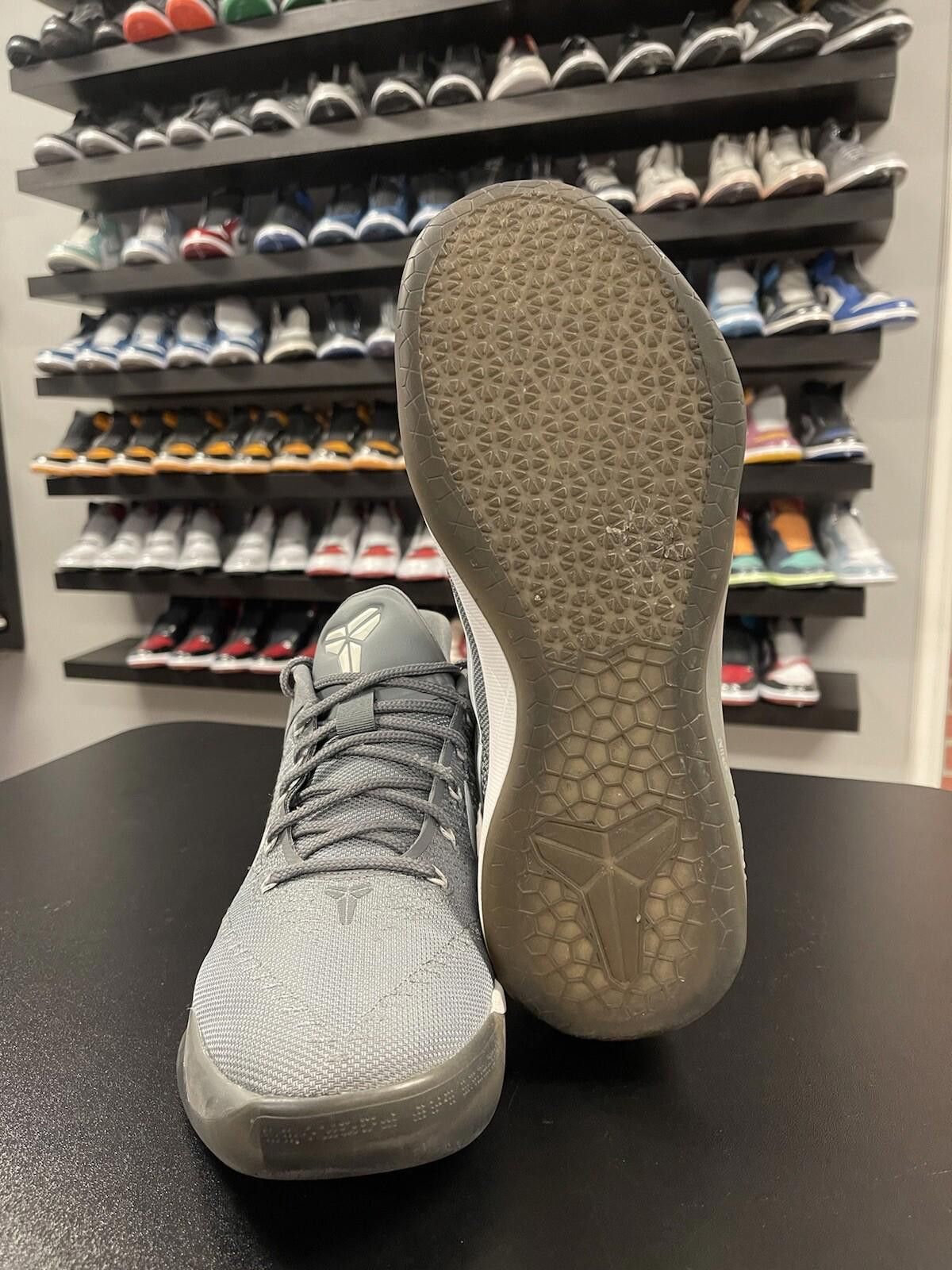 Nike Size 11 - Nike Kobe A.D. Cool Grey 2016 Cool Grey White Size US 11 / EU 44 - 8 Thumbnail