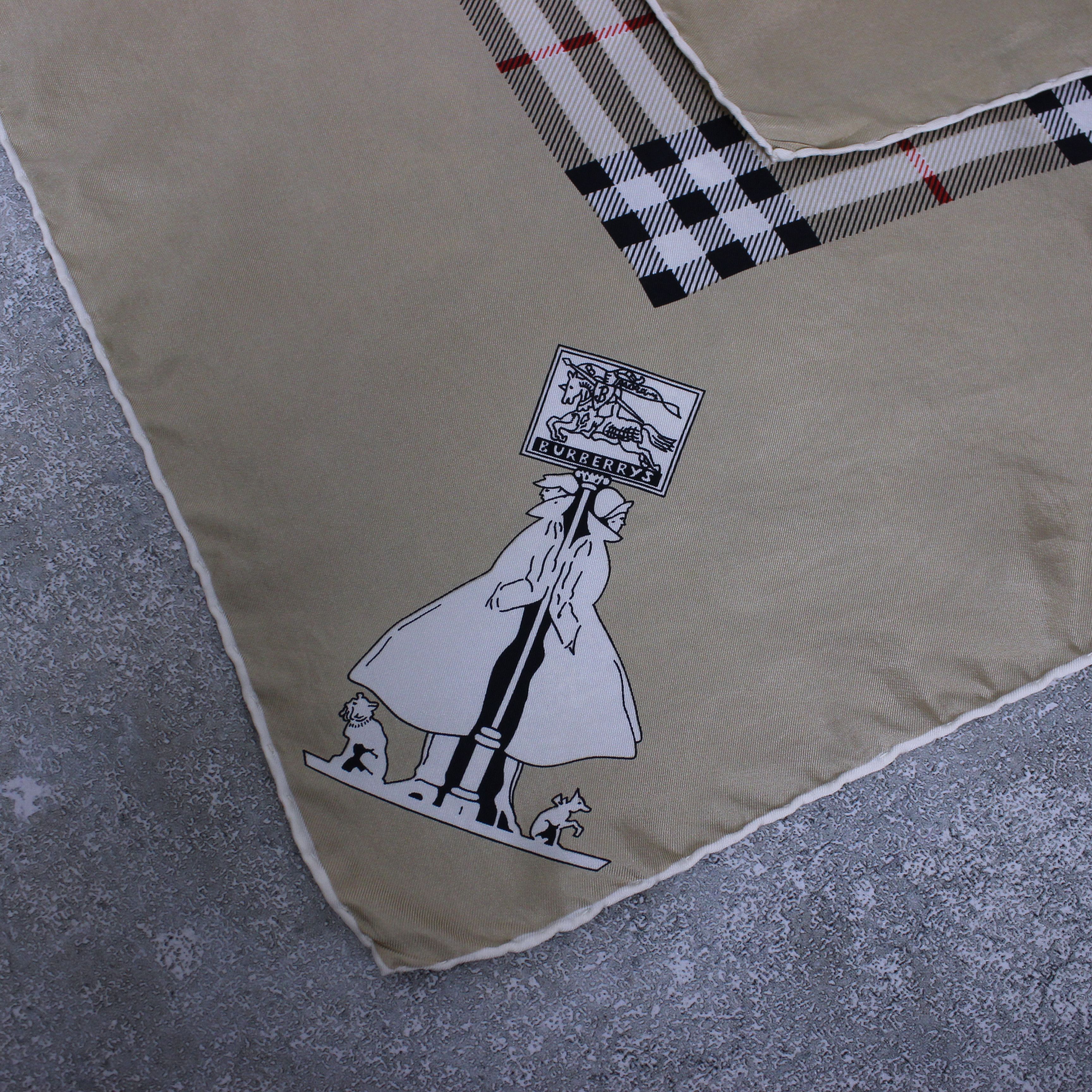 Burberry Burberry scarf silk big logo nova one size Size ONE SIZE - 5 Thumbnail