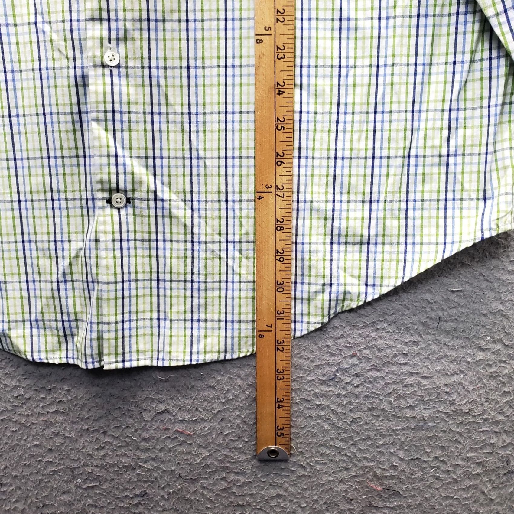 Banana Republic Banana Republic Dress Shirt Mens XL Multi Plaid Long Sleeve Collared Button Up Size 46R - 5 Thumbnail
