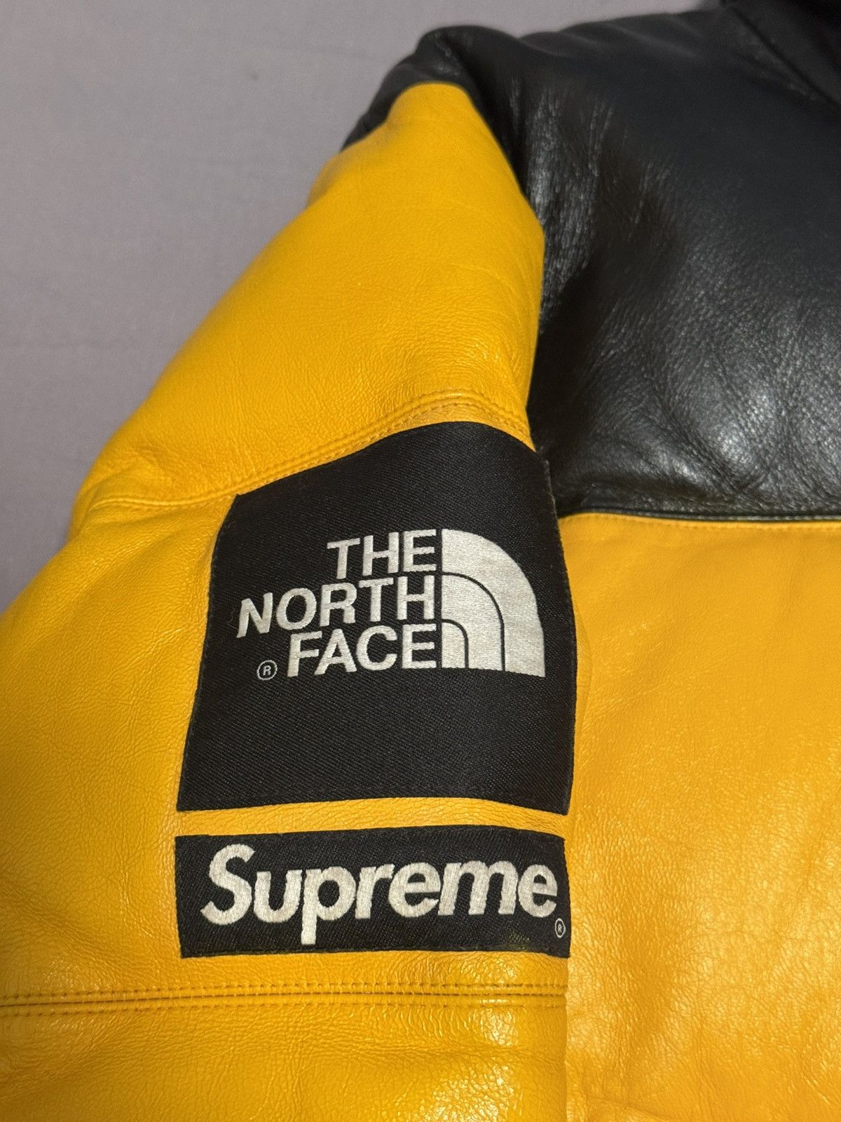 The North Face Supreme tnf the north face leather nuptse jacket red Size US M / EU 48-50 / 2 - 2 Thumbnail