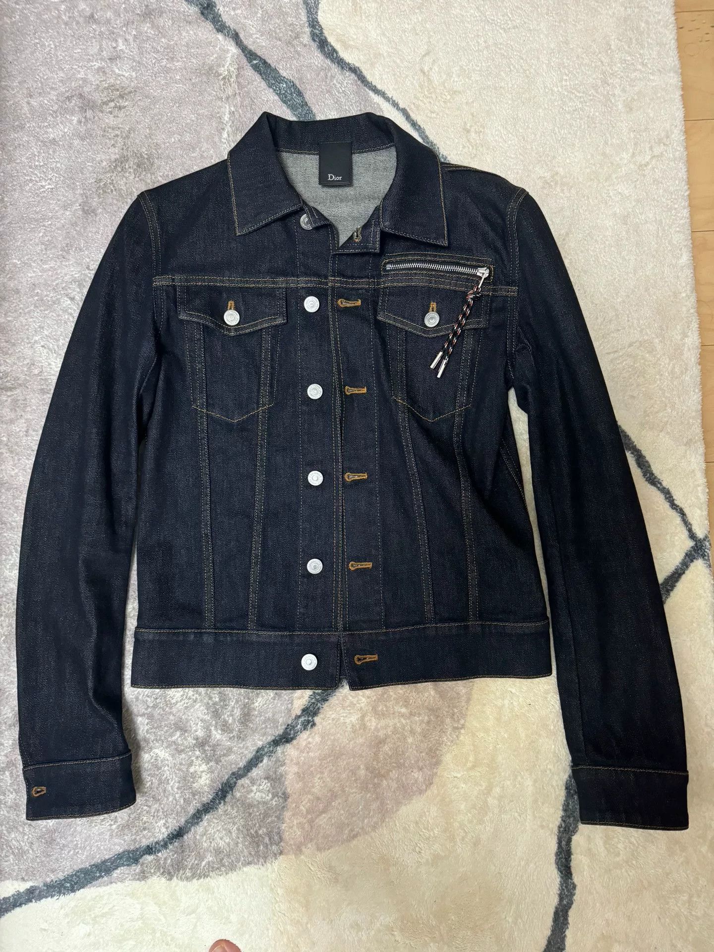 Dior Diorhomme Men's Denim Jacket Size US S / EU 44-46 / 1 - 1 Thumbnail