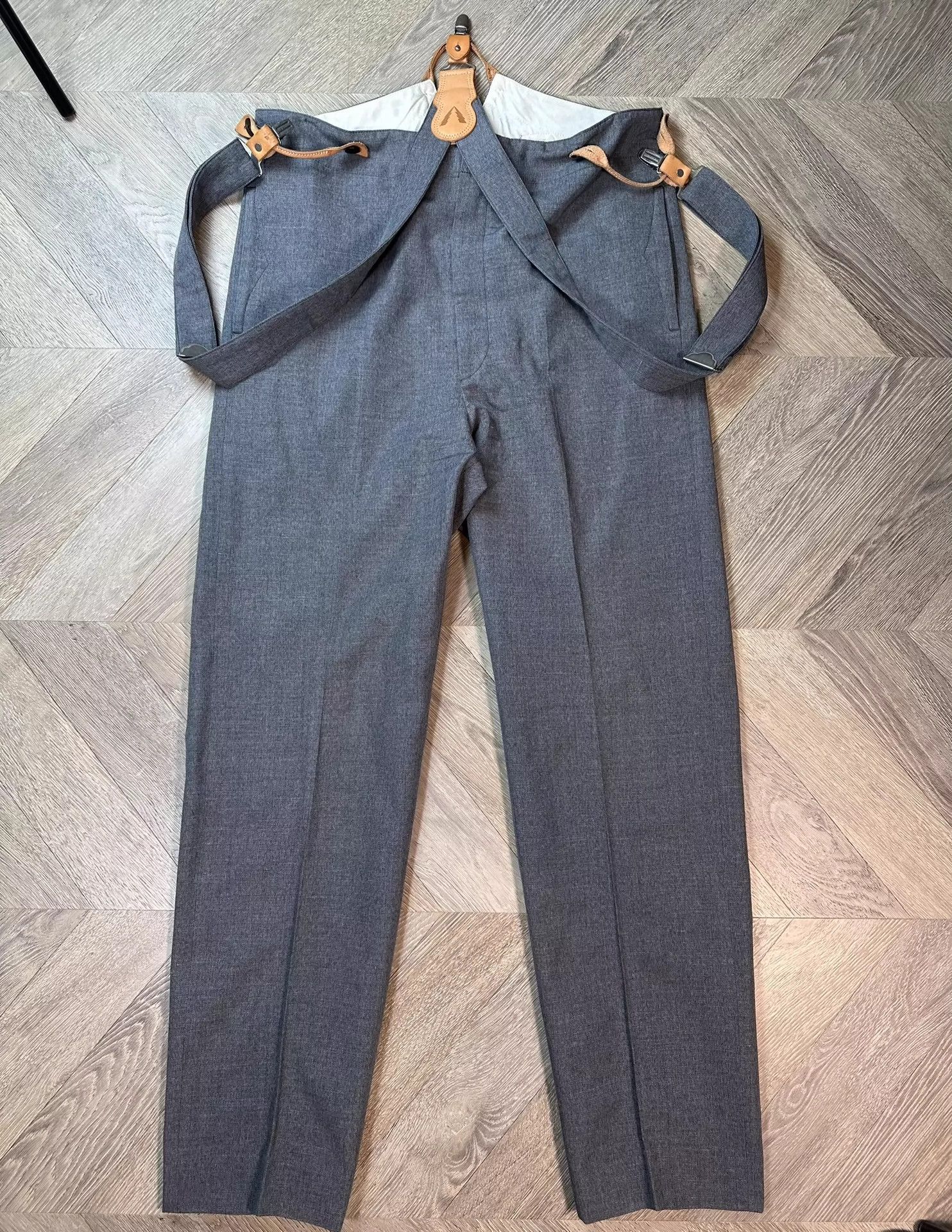 Visvim VISVIM 20AW ANTON SUSPENDER PANTS -DMC Size US 32 / EU 48 - 1 Thumbnail