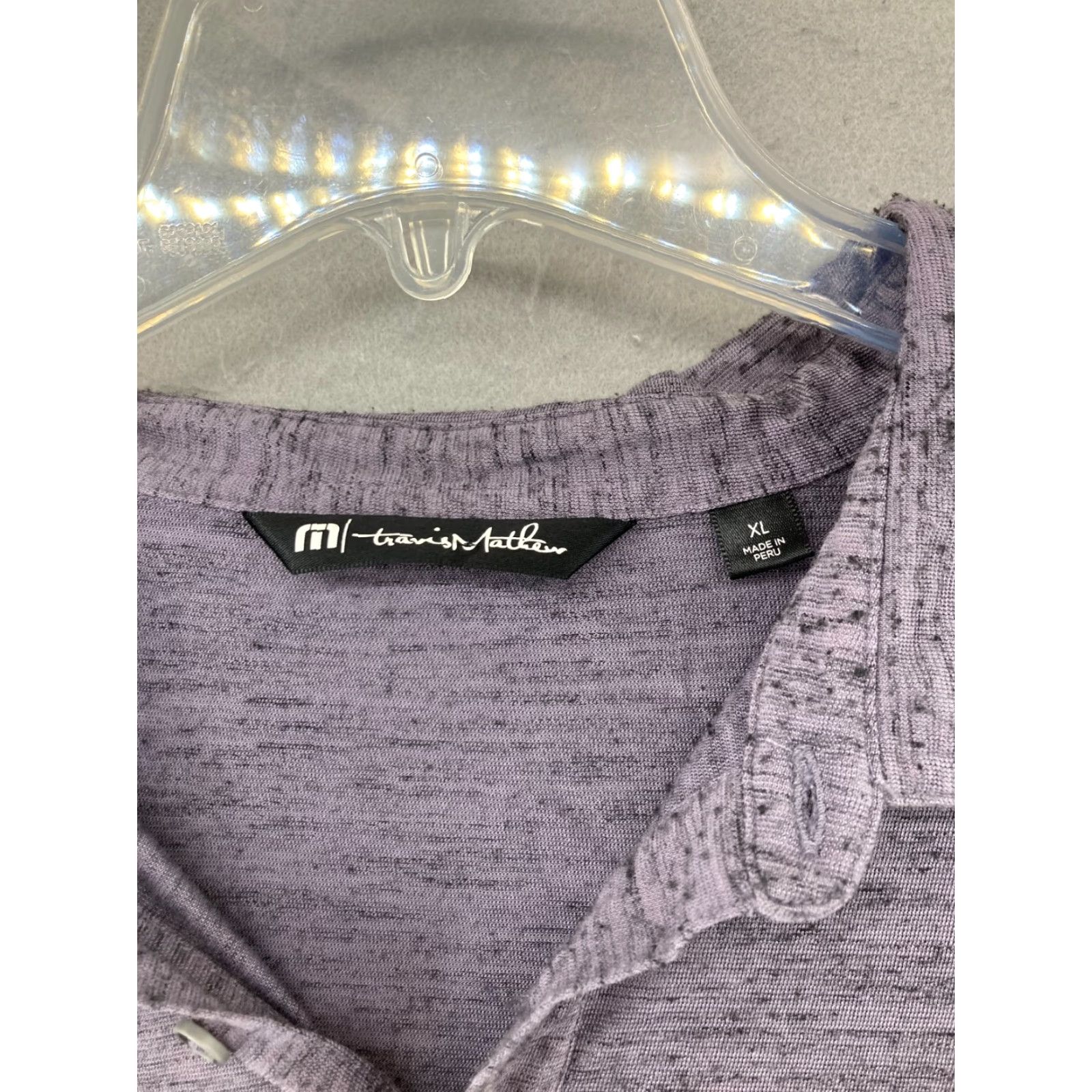 TravisMathew Travis Mathew Polo Mens XL Purple Shirt" Size US XL / EU 56 / 4 - 5 Thumbnail
